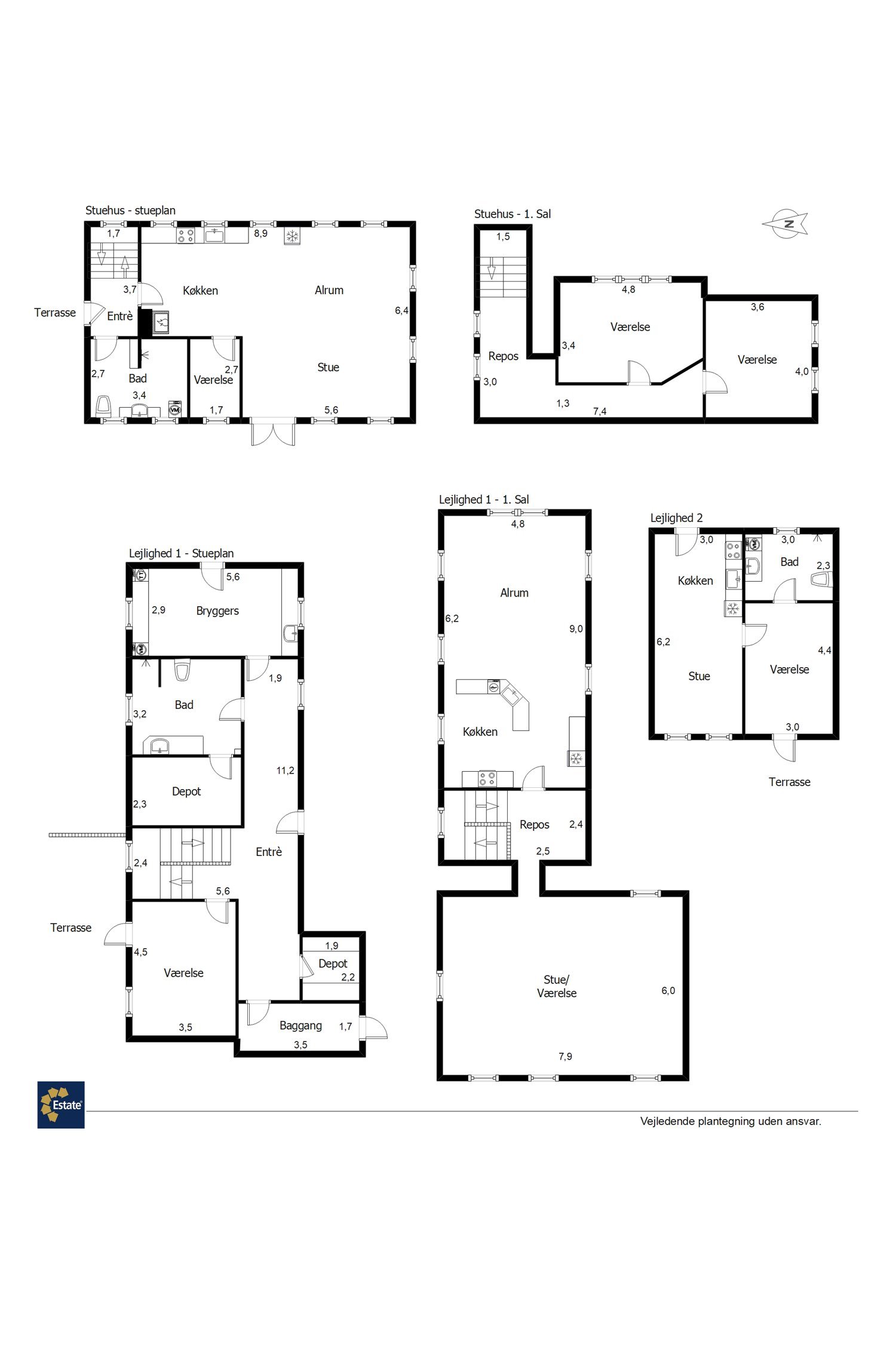 Plantegninger billede af Almstokvej 20, 6623 Vorbasse