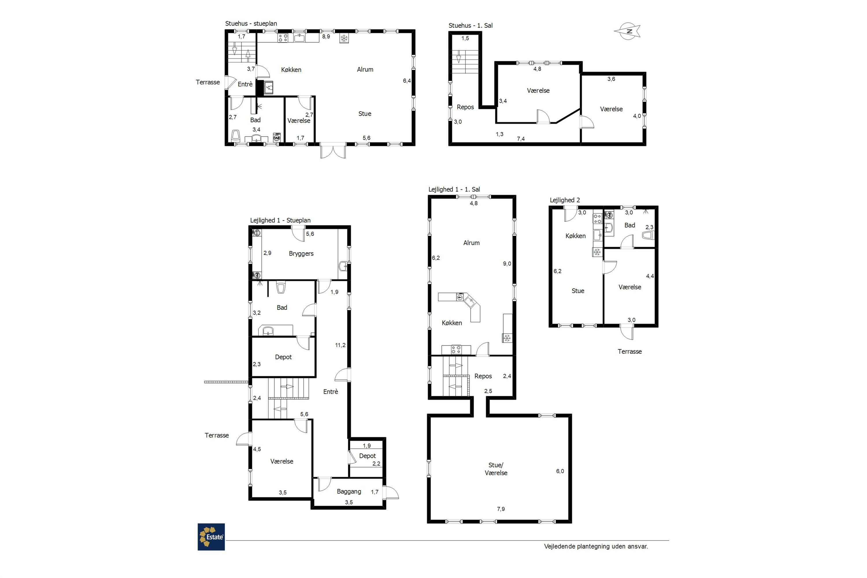 Plantegninger billede af Almstokvej 20, 6623 Vorbasse