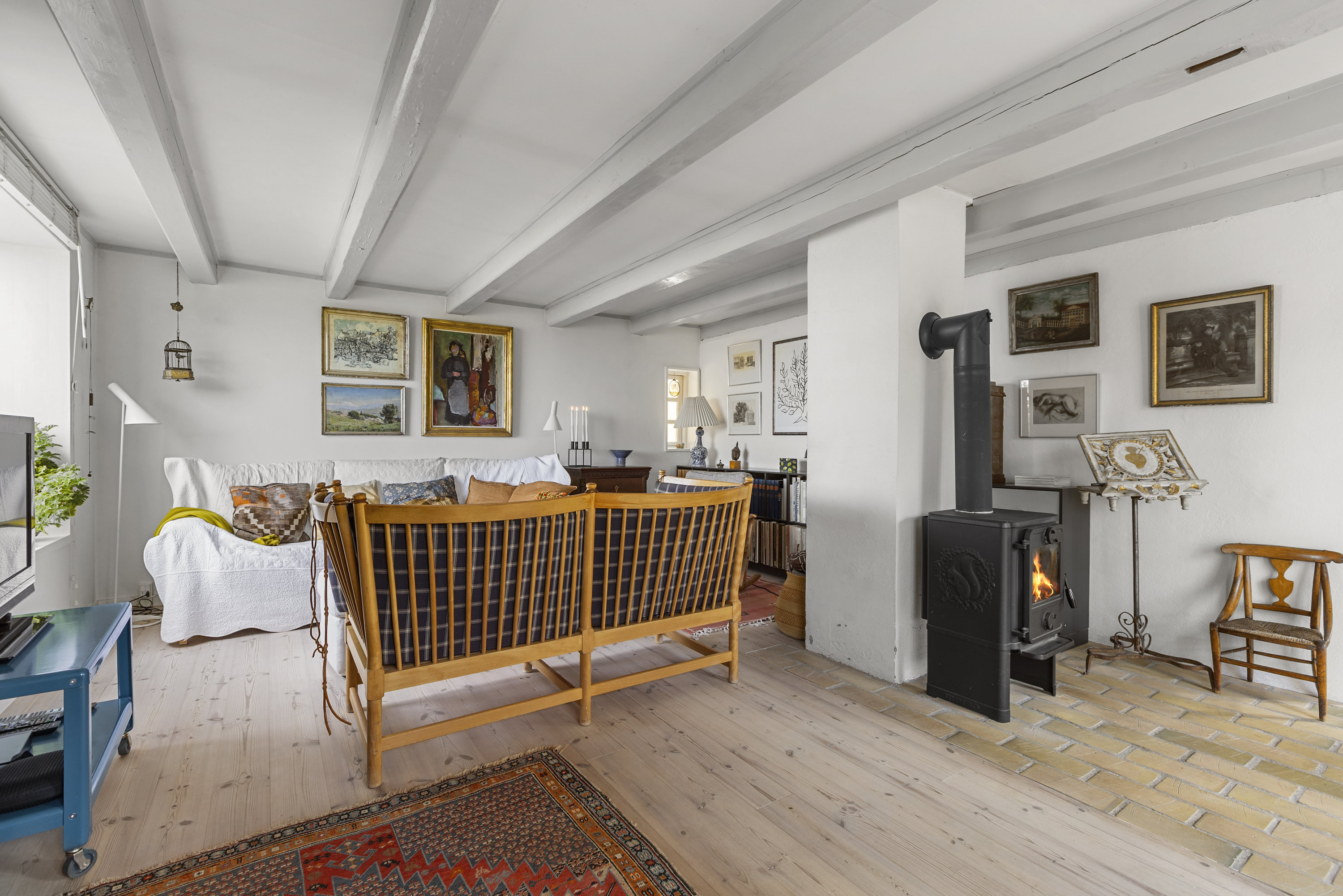 Fremhævet stue billede i fuldskærmstilstand. Billede af Egholmvej 19, 4244 Agersø