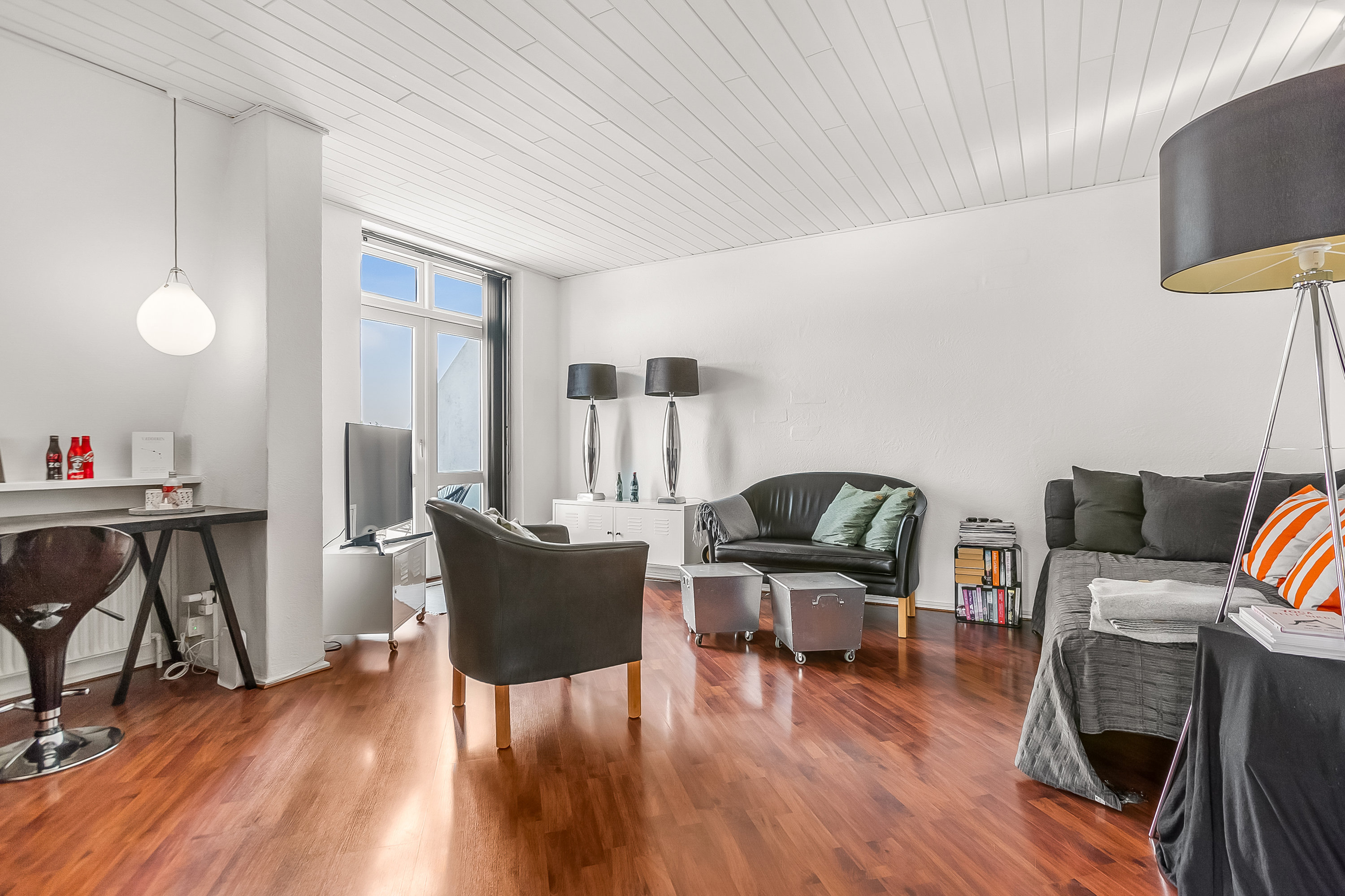 Fremhævet stue billede i fuldskærmstilstand. Billede af Dalbygade 44, 1. th., 6000 Kolding