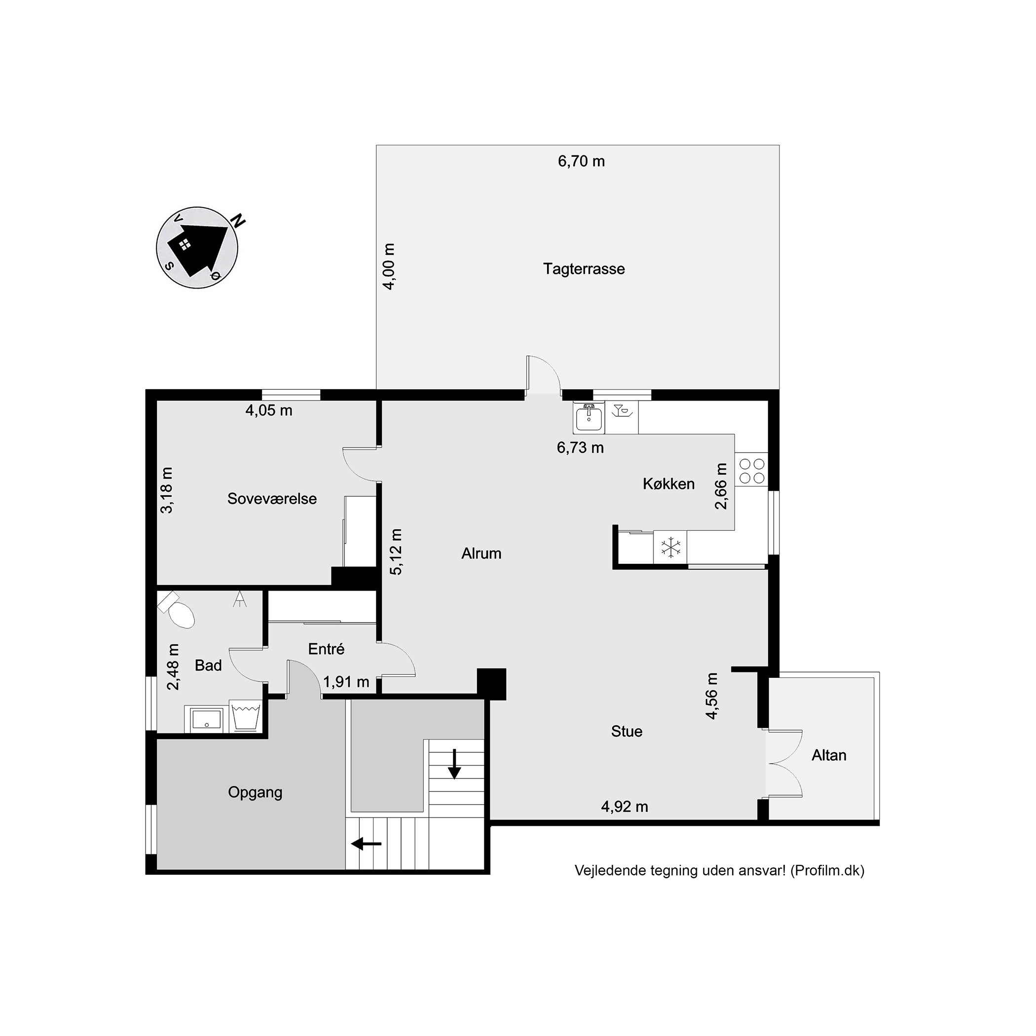 Plantegninger billede af Dalbygade 44, 1. th., 6000 Kolding