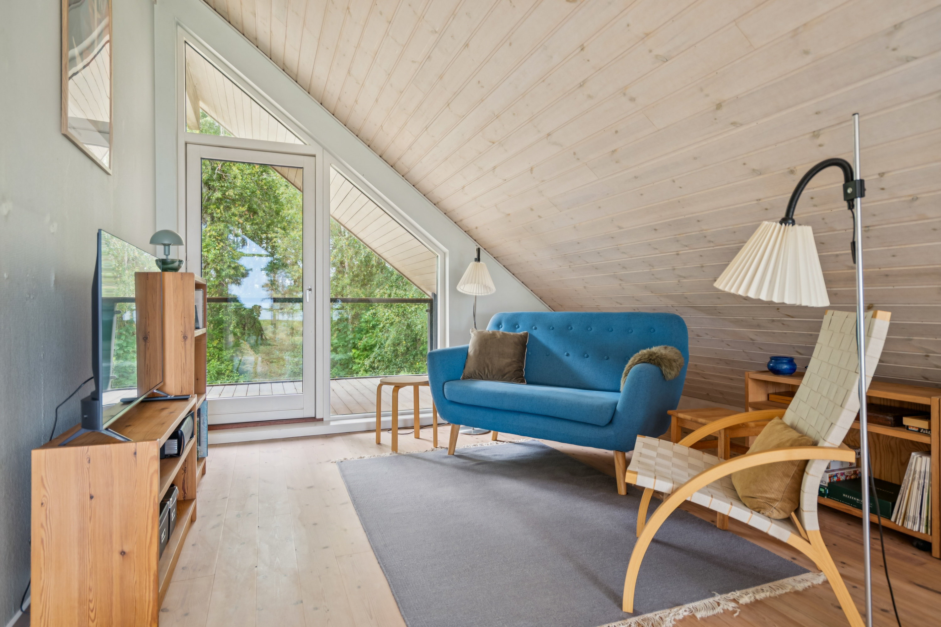 Fremhævet stue billede i fuldskærmstilstand. Billede af Lindholmvej 10, Østerby, 9940 Læsø