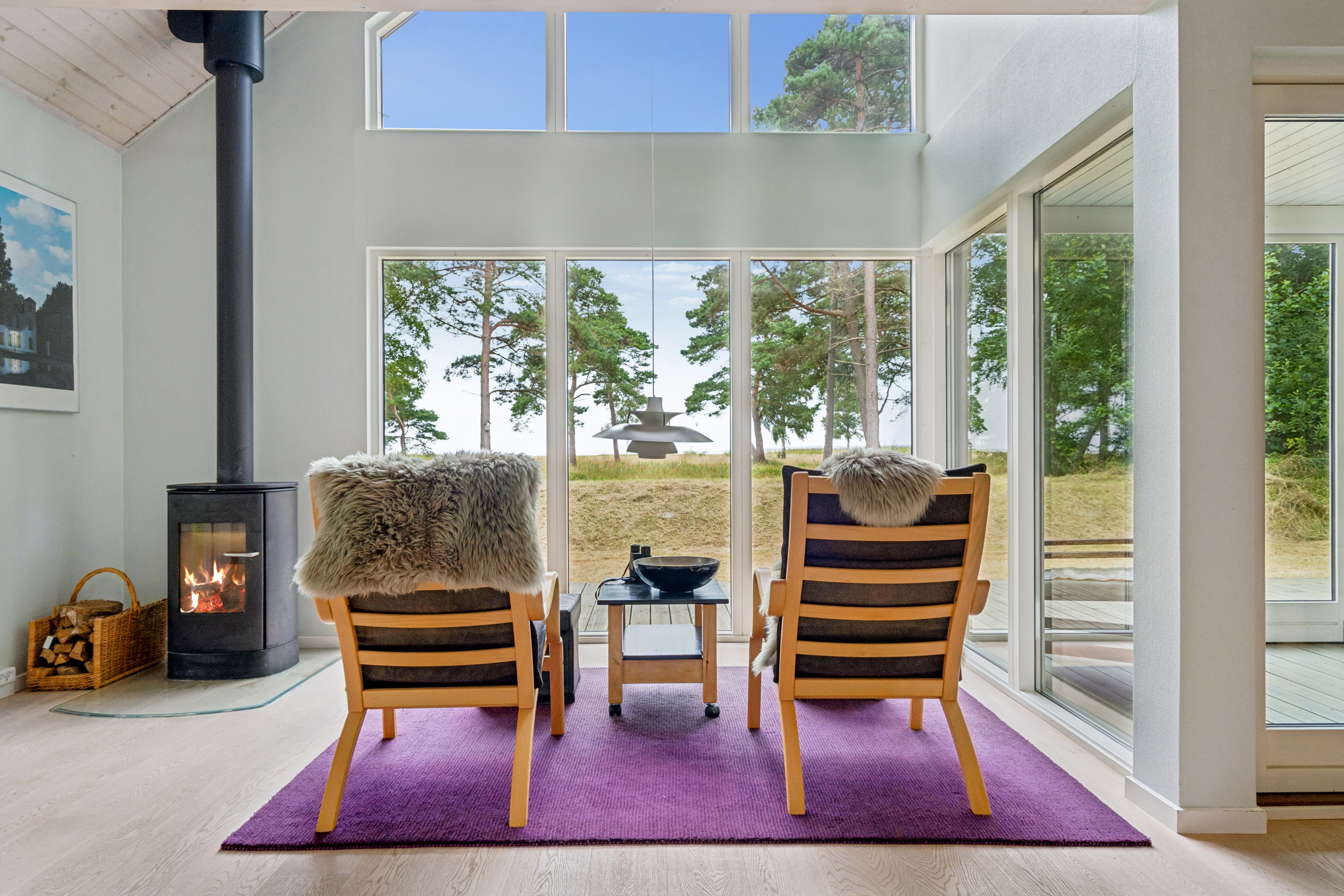 Fremhævet stue billede i fuldskærmstilstand. Billede af Lindholmvej 10, Østerby, 9940 Læsø