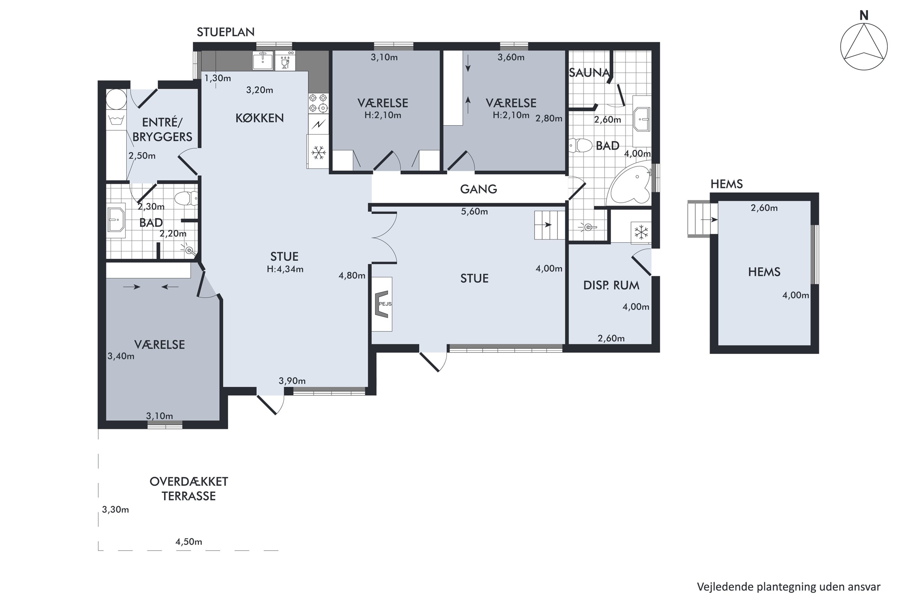 Plantegninger billede af Gulspurvevej 8, Østerby, 9940 Læsø