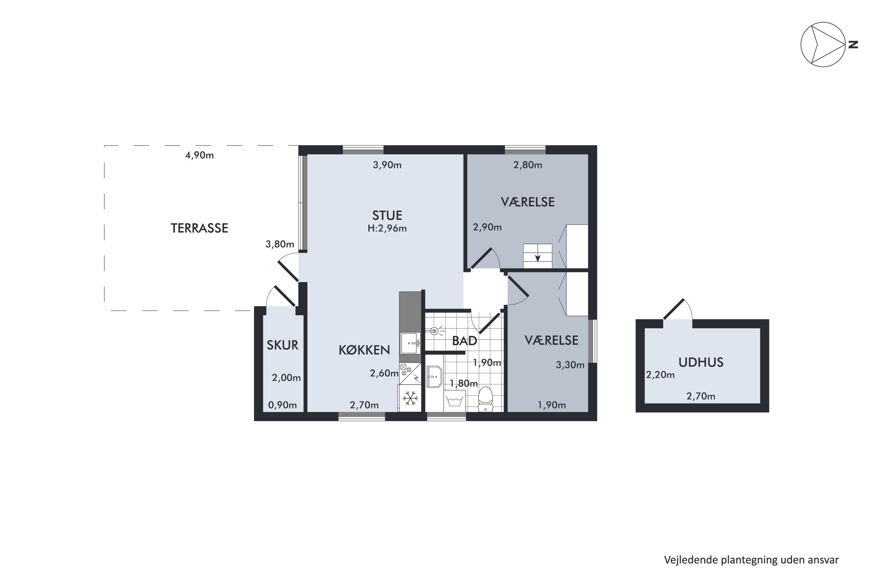 Plantegninger billede af Hyacintvej 1, Vesterø, 9940 Læsø