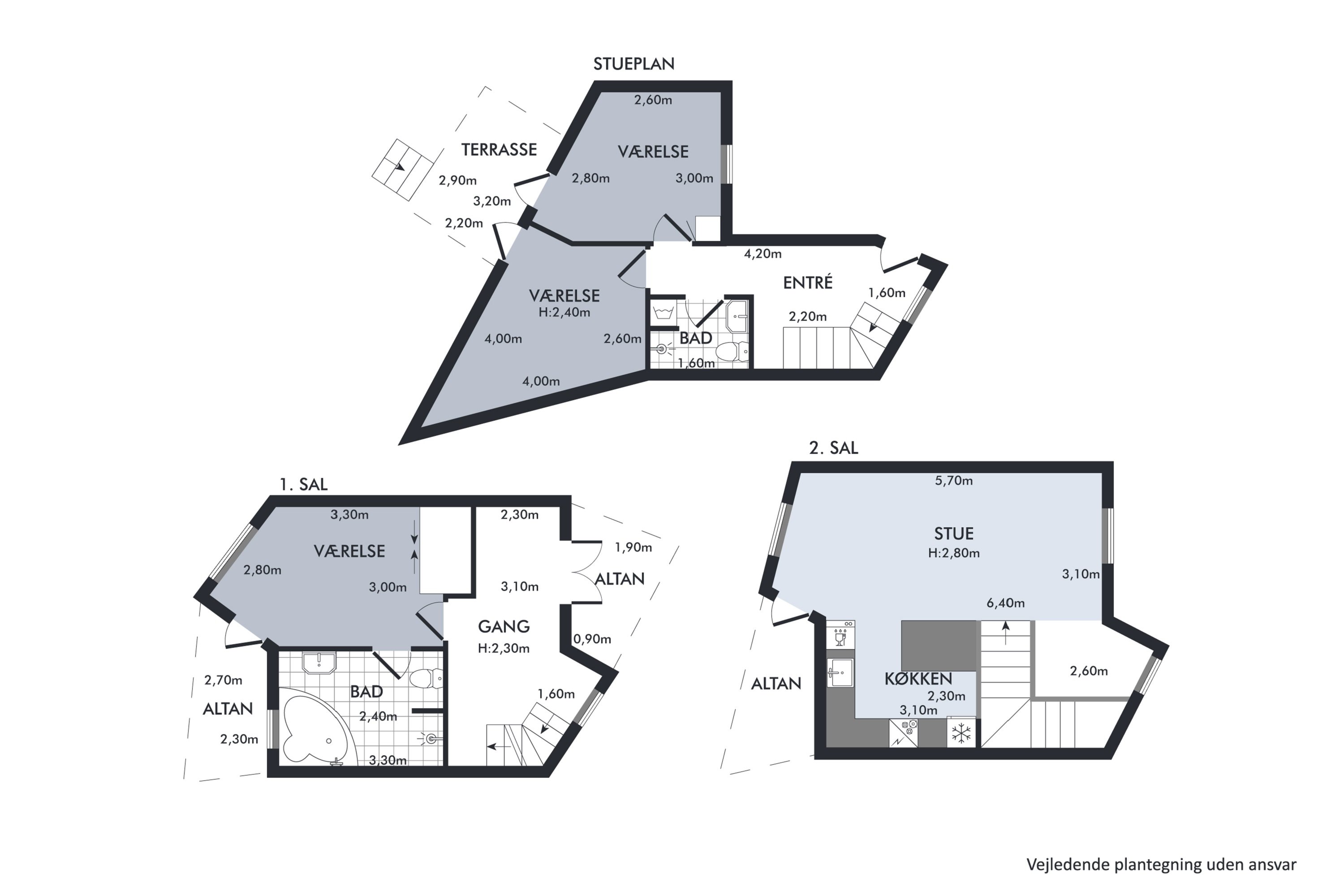 Plantegninger billede af Strandkanten 3, Vesterø Havn, 9940 Læsø
