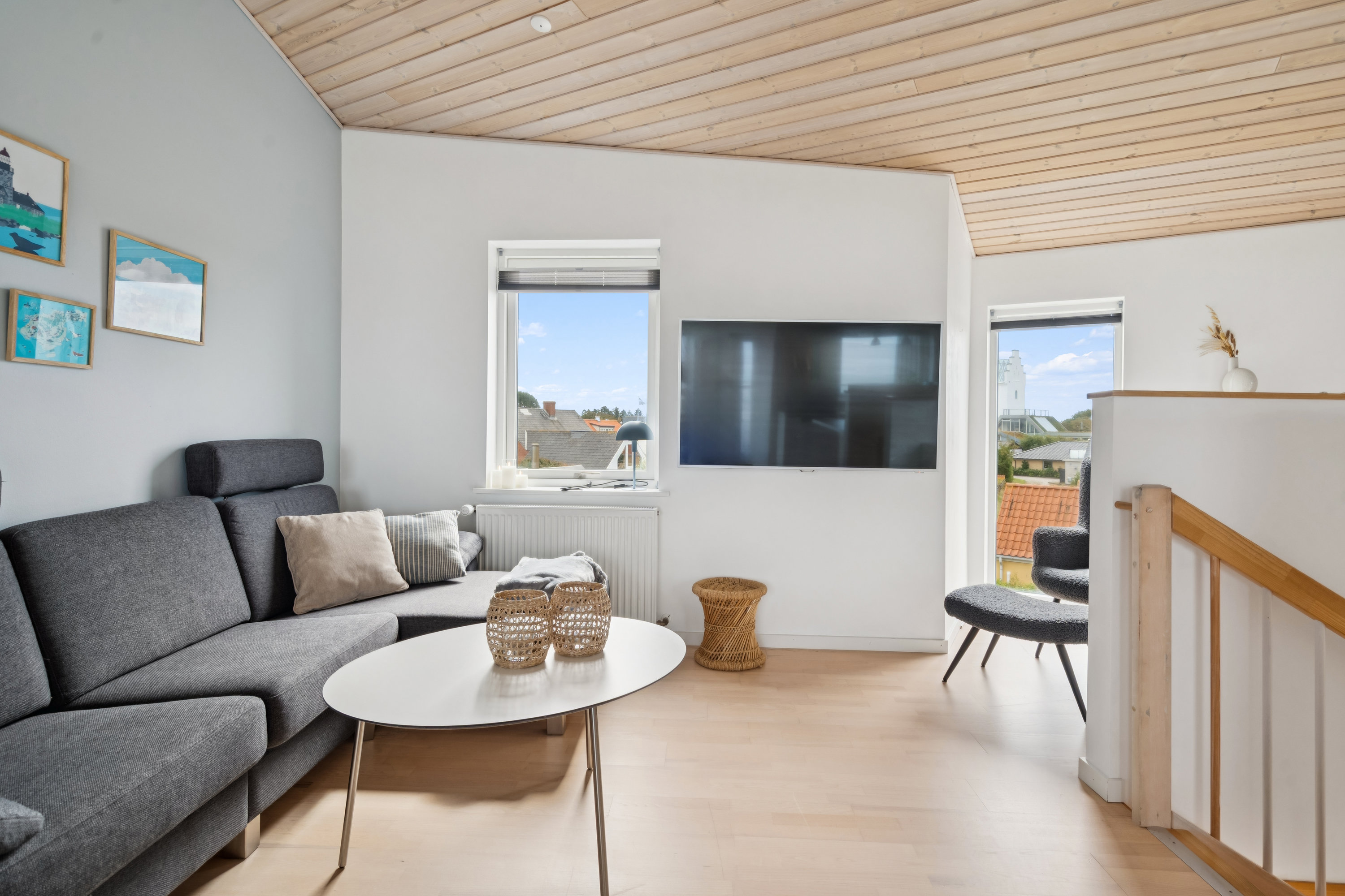 Fremhævet stue billede i fuldskærmstilstand. Billede af Strandkanten 3, Vesterø Havn, 9940 Læsø