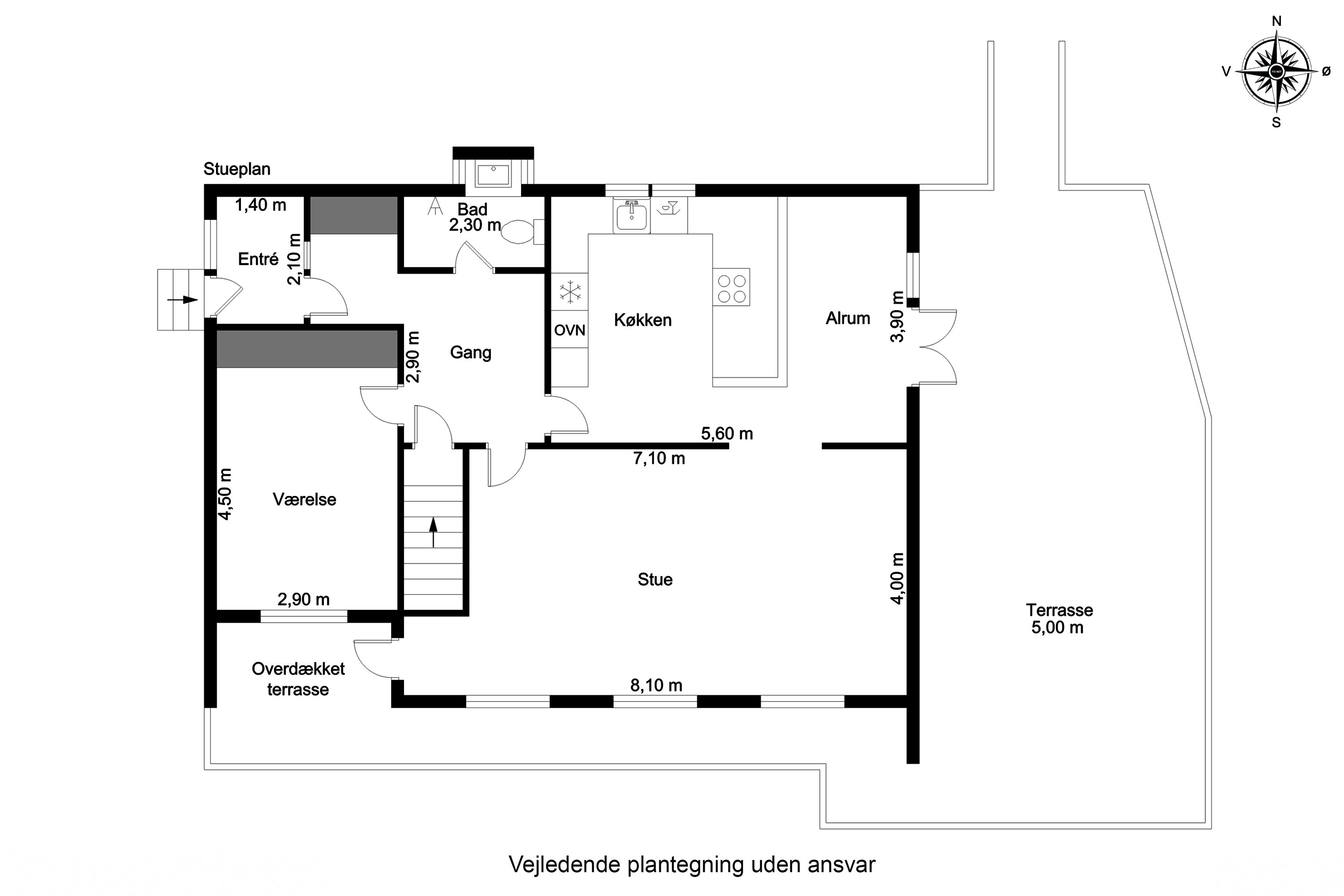 Plantegninger billede af Hestehavevej 5, 5700 Svendborg