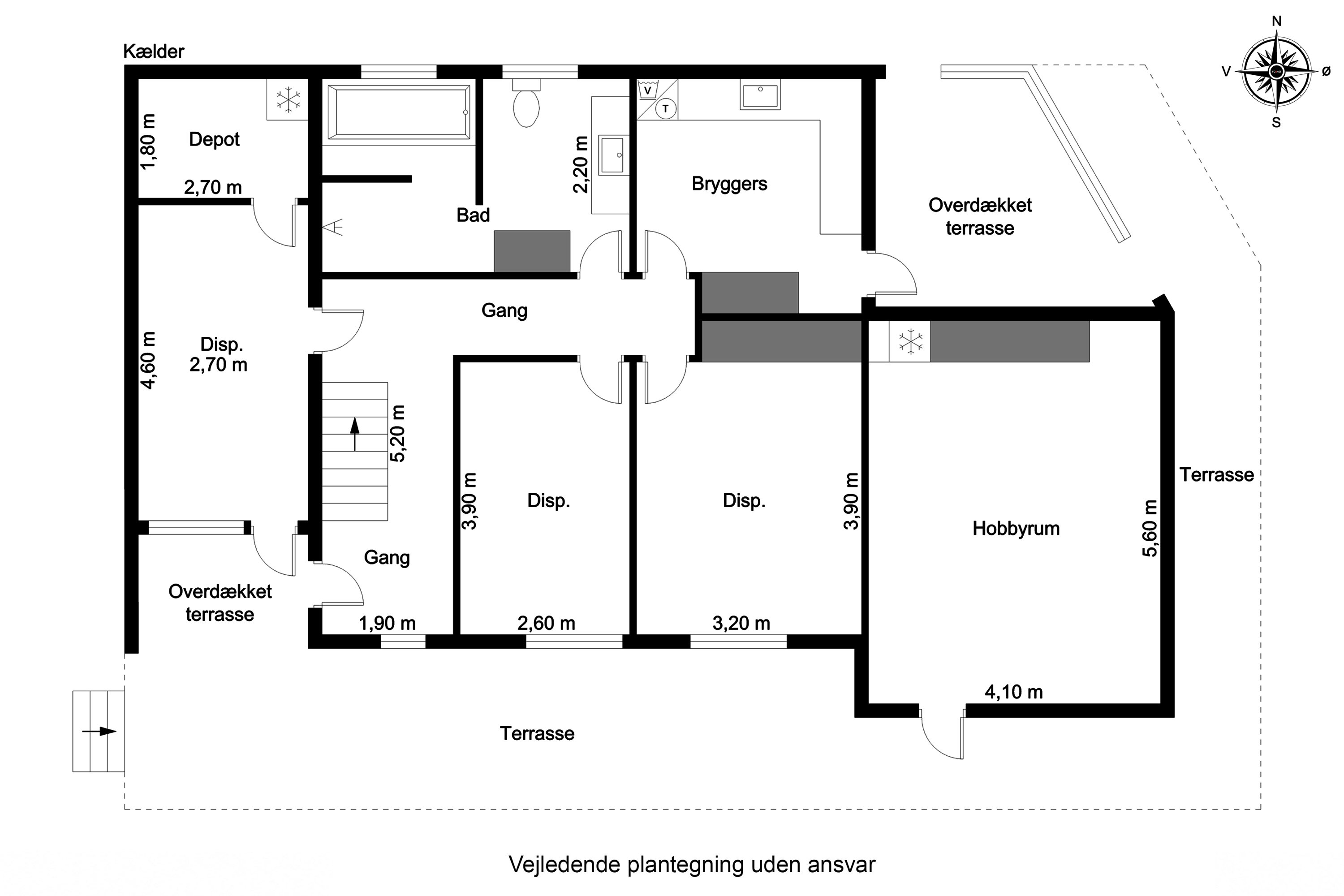 Plantegninger billede af Hestehavevej 5, 5700 Svendborg