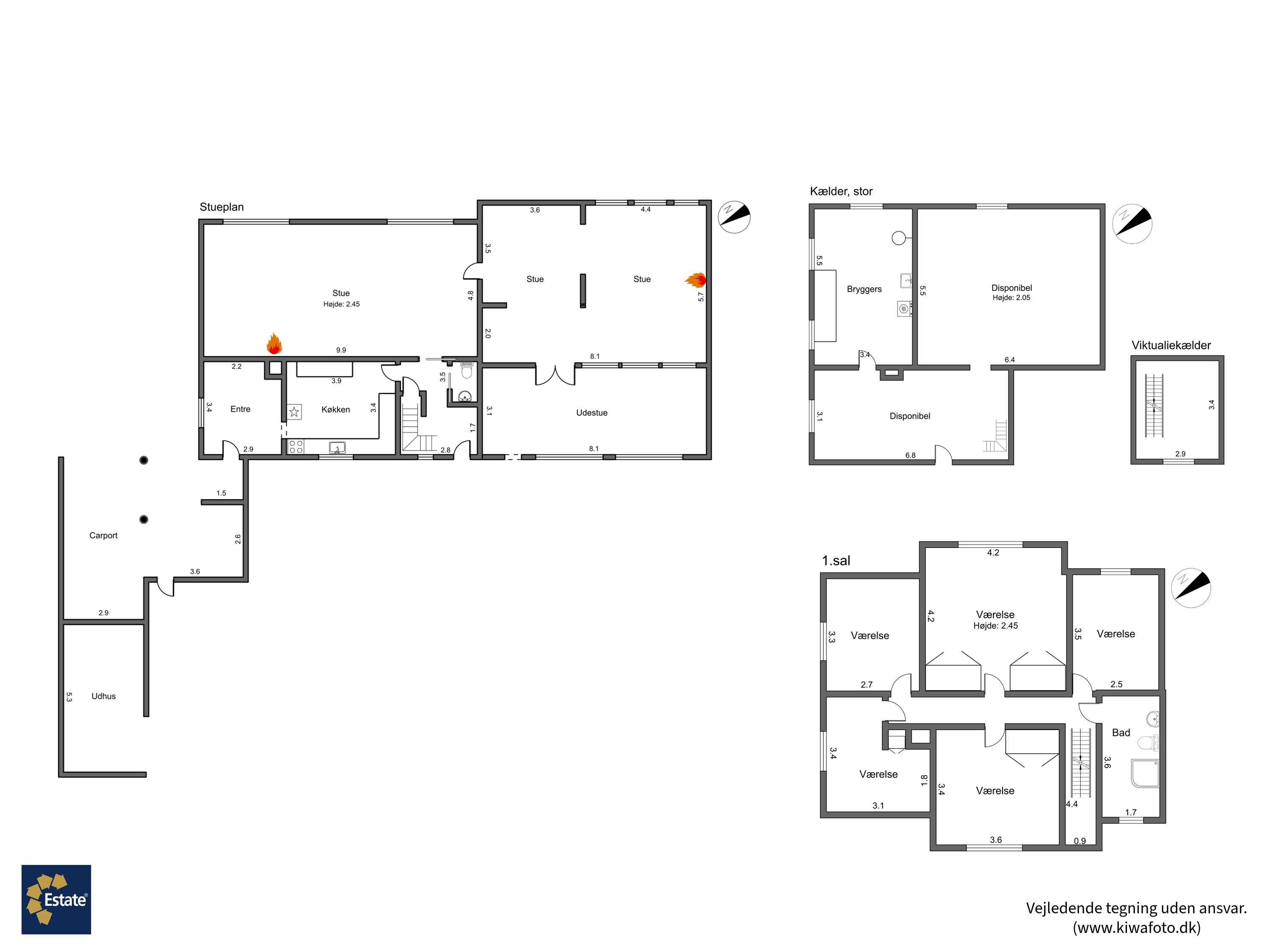 Plantegninger billede af Vestenskovvej 3, 4900 Nakskov