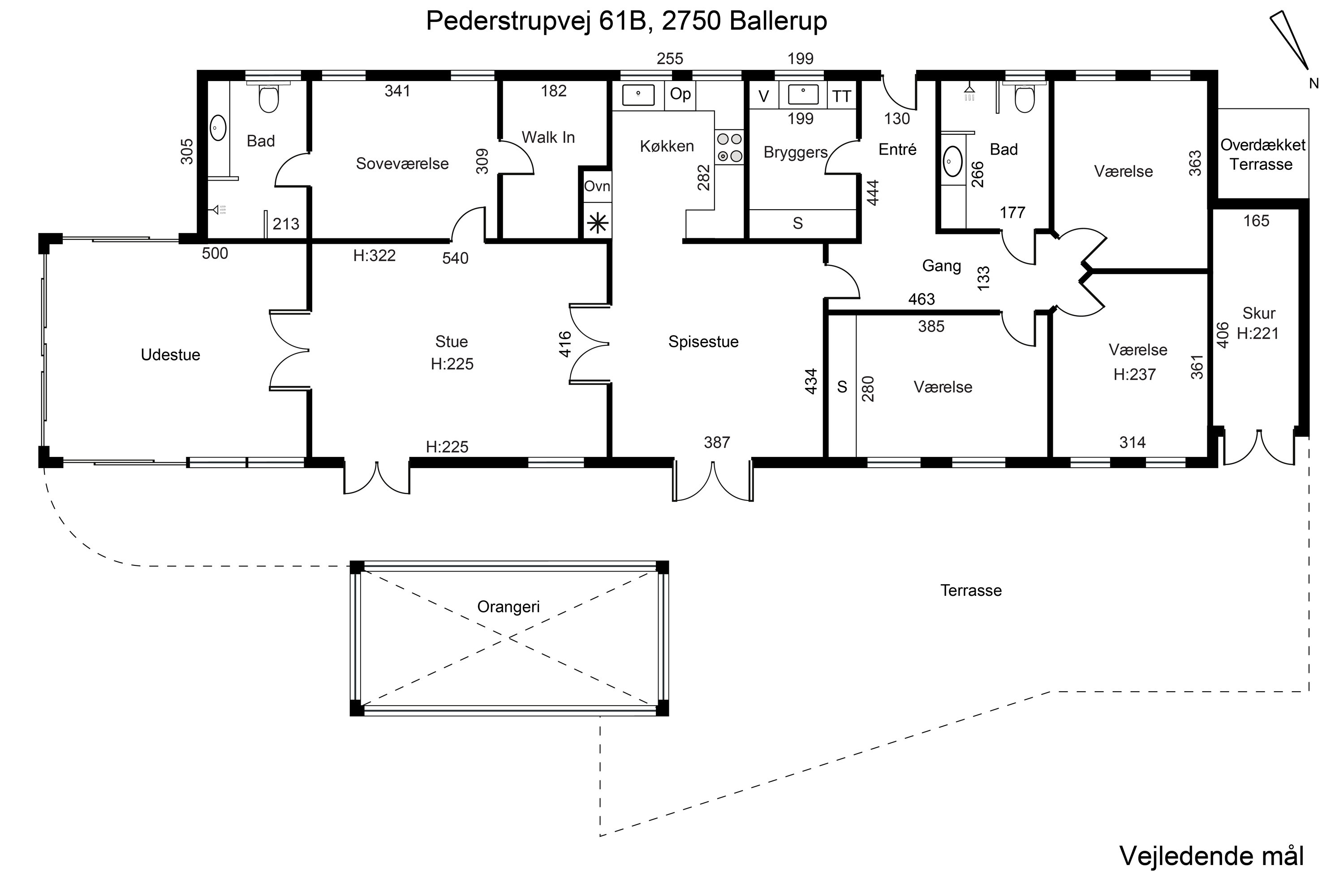 Plantegninger billede af Pederstrupvej 61B, 2750 Ballerup