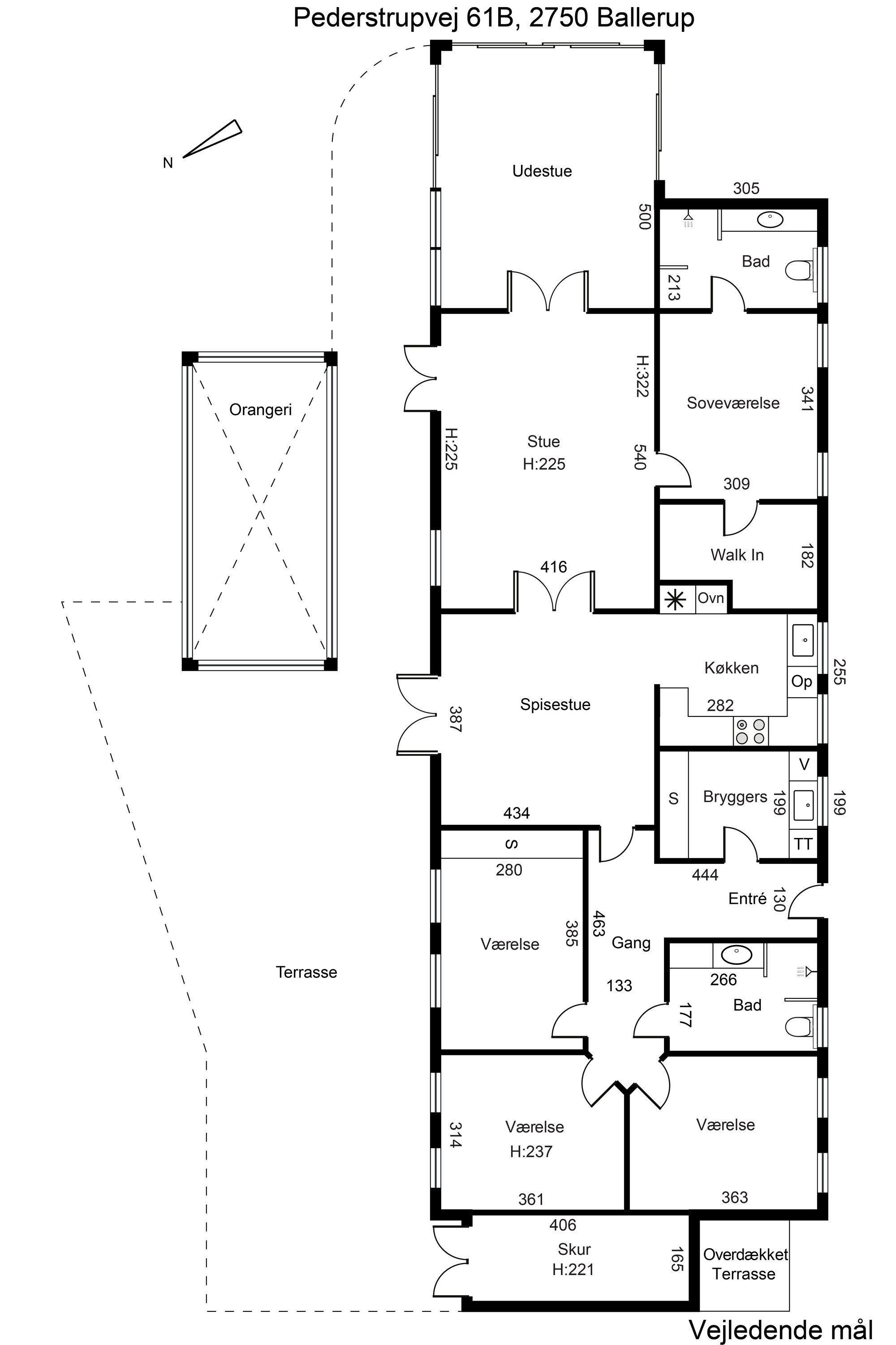Plantegninger billede af Pederstrupvej 61B, 2750 Ballerup