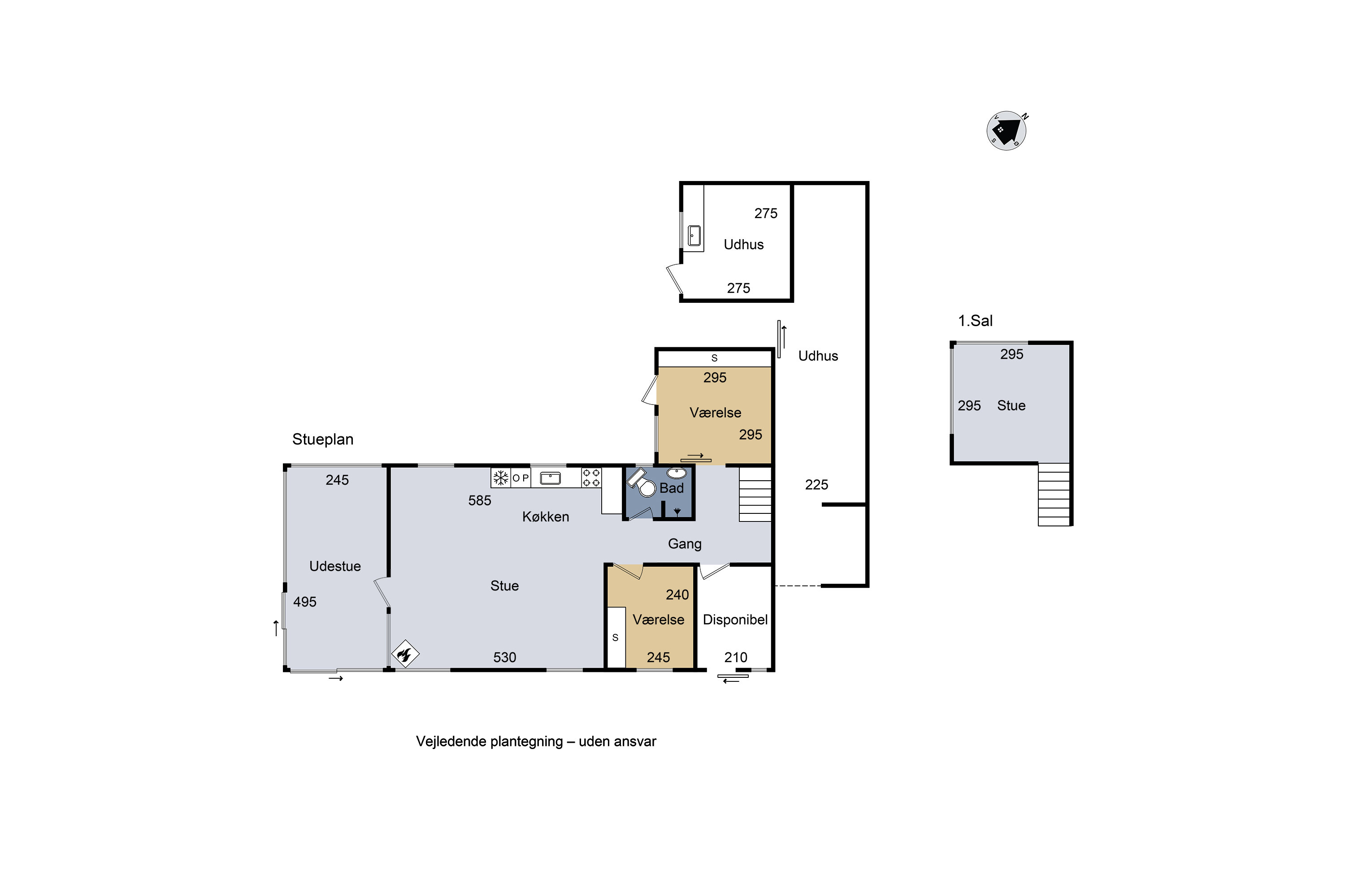 Plantegninger billede af Strandvænget 2, 4220 Korsør