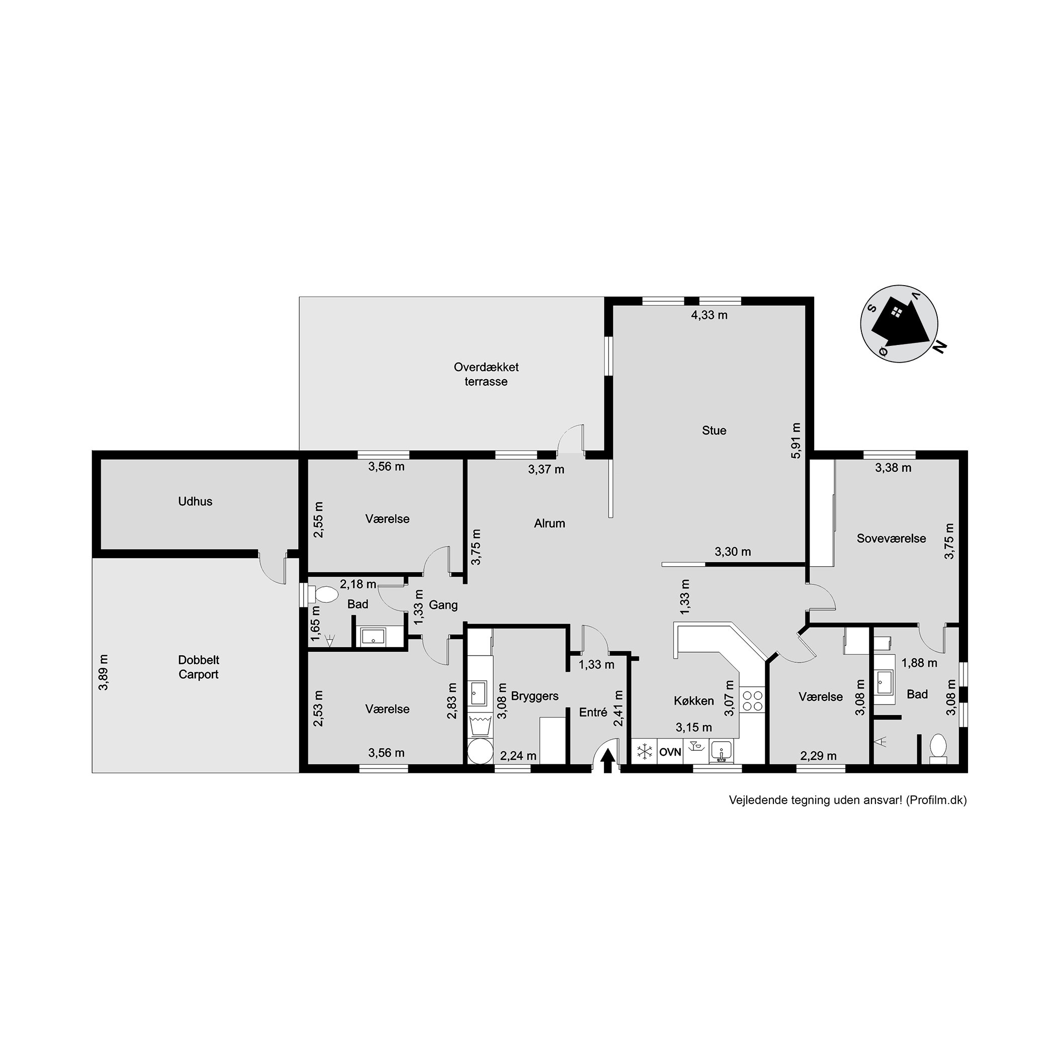Plantegninger billede af Åbrinken 11, Taps, 6070 Christiansfeld