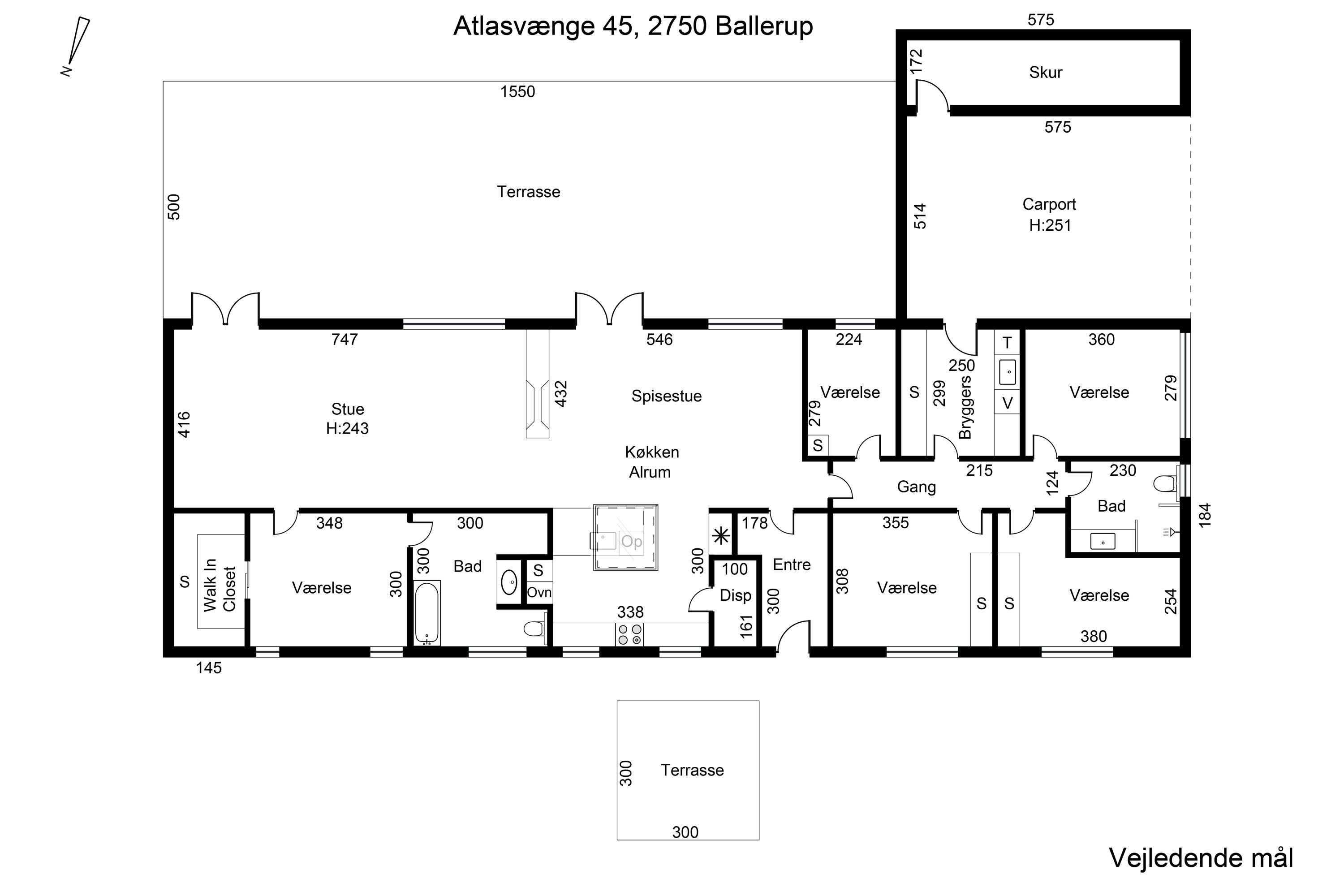 Plantegninger billede af Atlasvænge 45, 2750 Ballerup