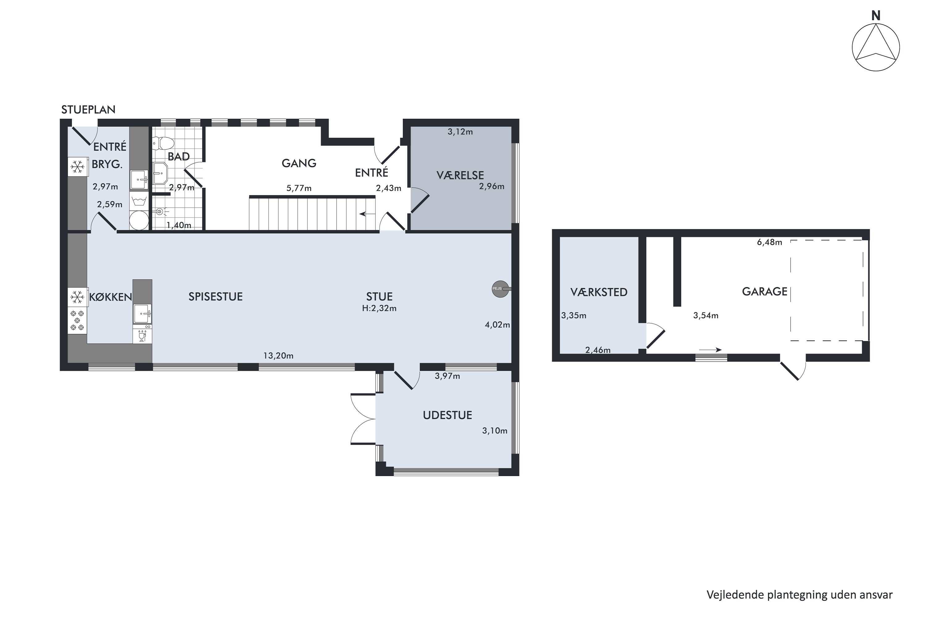 Plantegninger billede af Sletteager 76, Baldersbrønde, 2640 Hedehusene