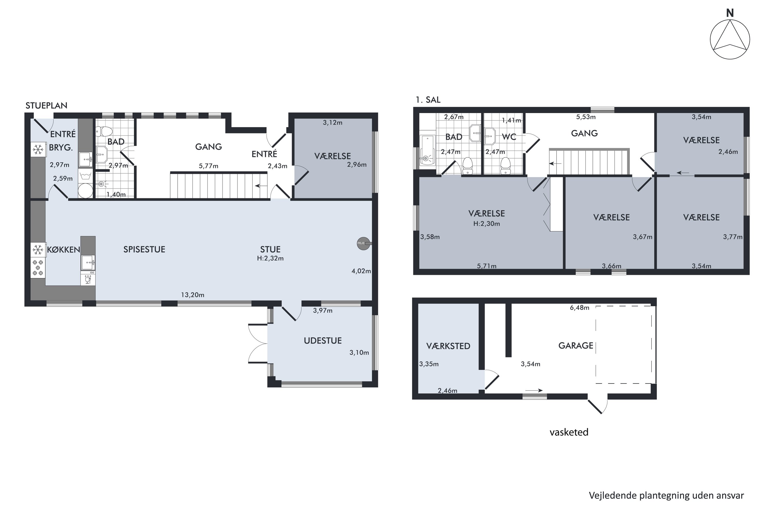 Plantegninger billede af Sletteager 76, Baldersbrønde, 2640 Hedehusene
