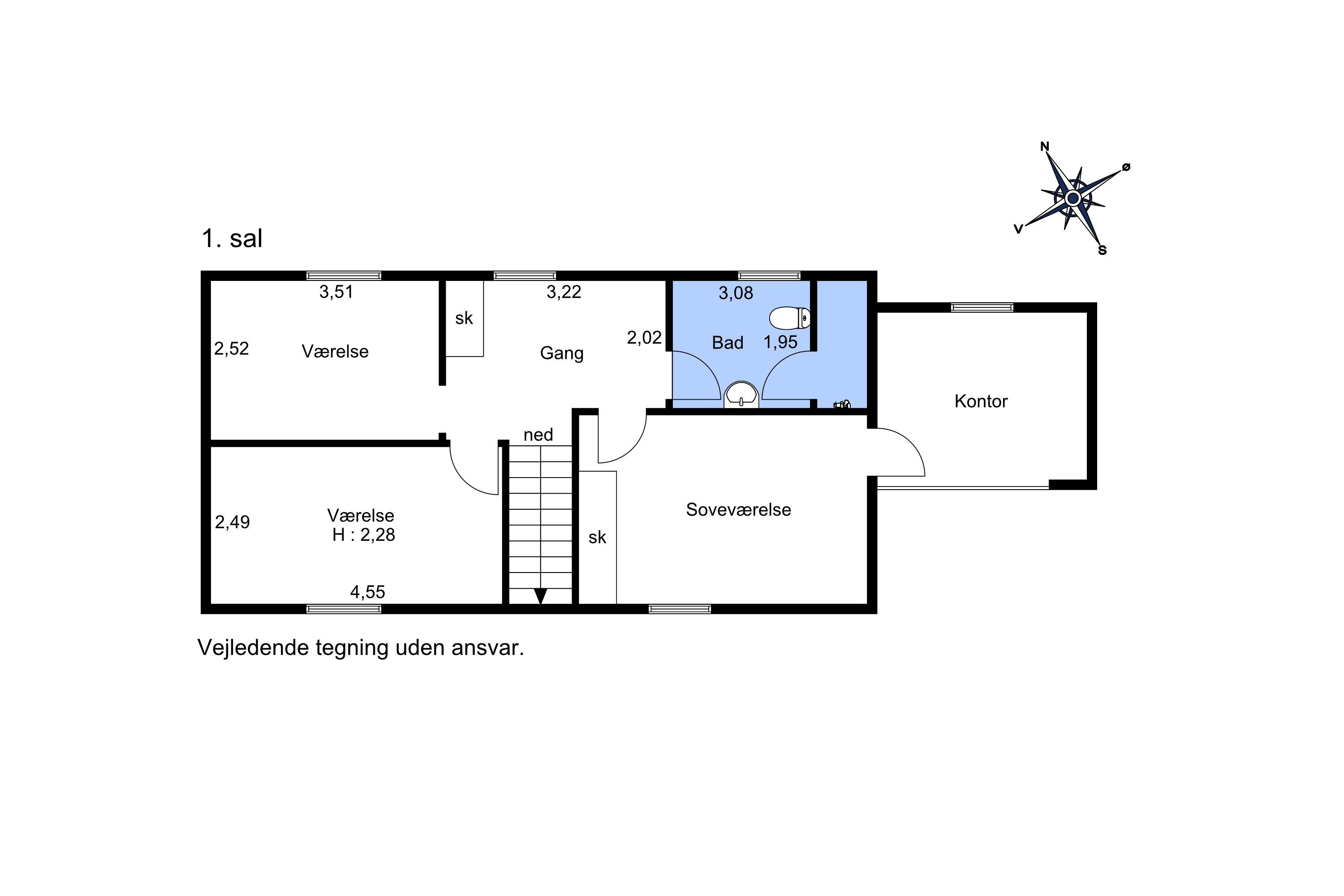 Plantegninger billede af Rubyvej 51, Agger, 7770 Vestervig