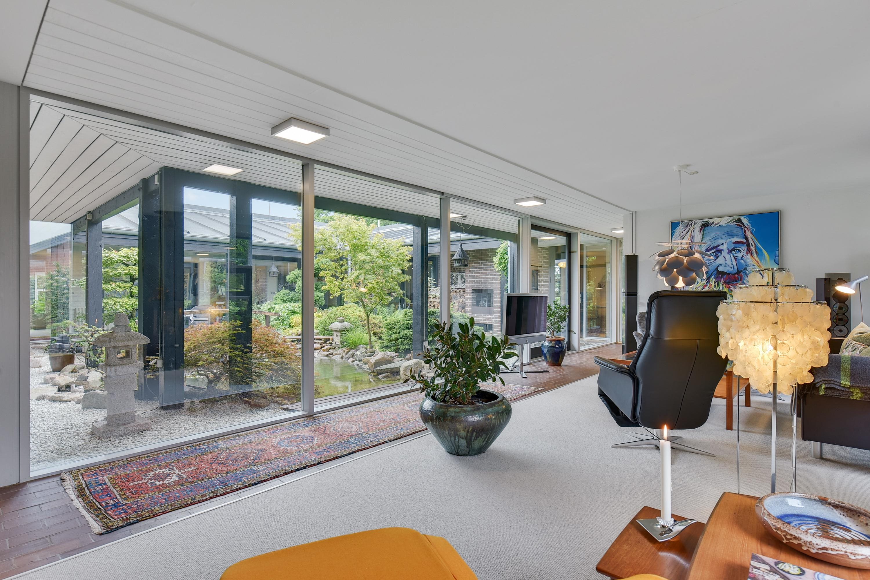 Fremhævet stue billede i fuldskærmstilstand. Billede af Mølleparken 15, 7184 Vandel