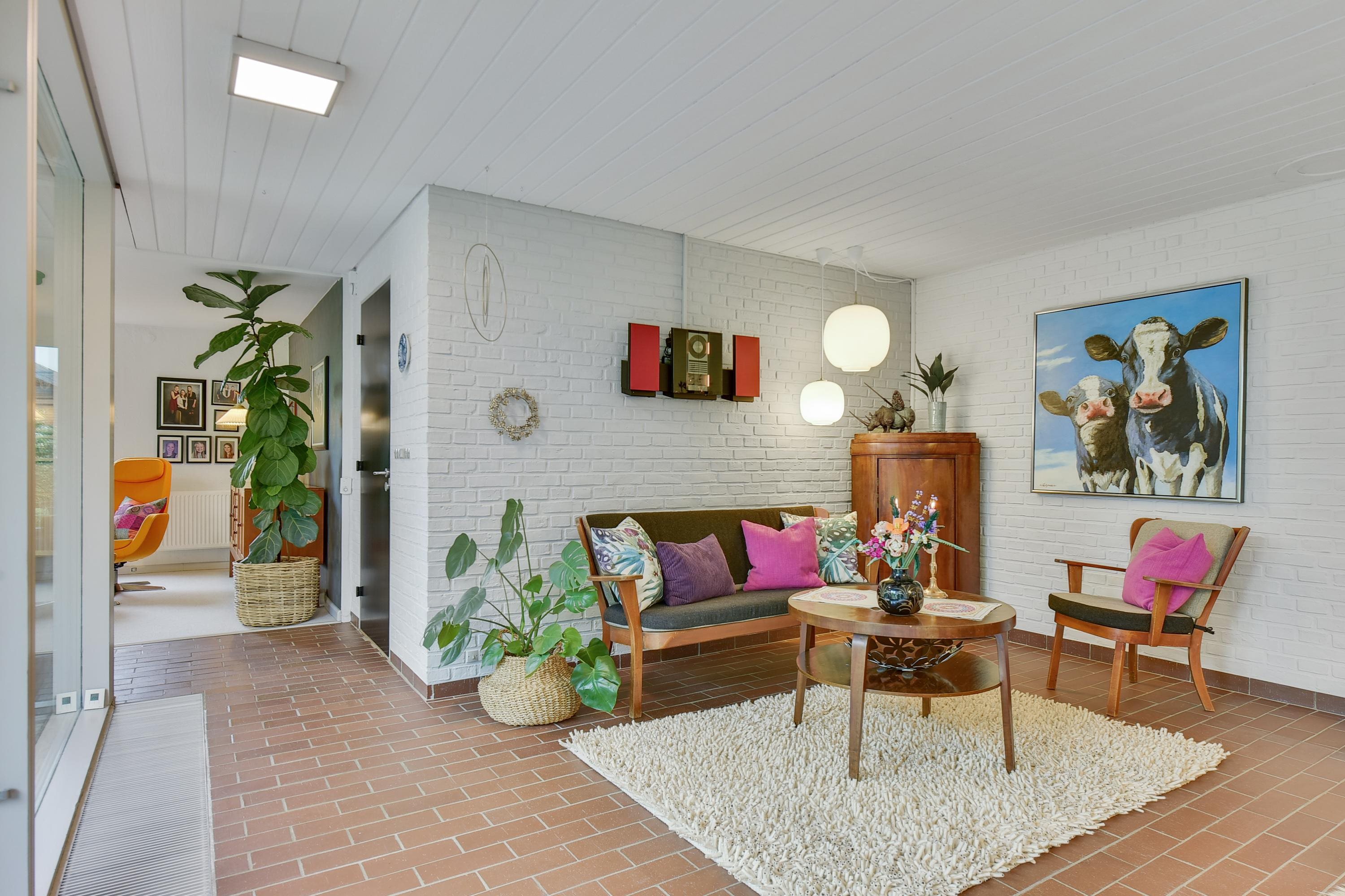 Fremhævet stue billede i fuldskærmstilstand. Billede af Mølleparken 15, 7184 Vandel