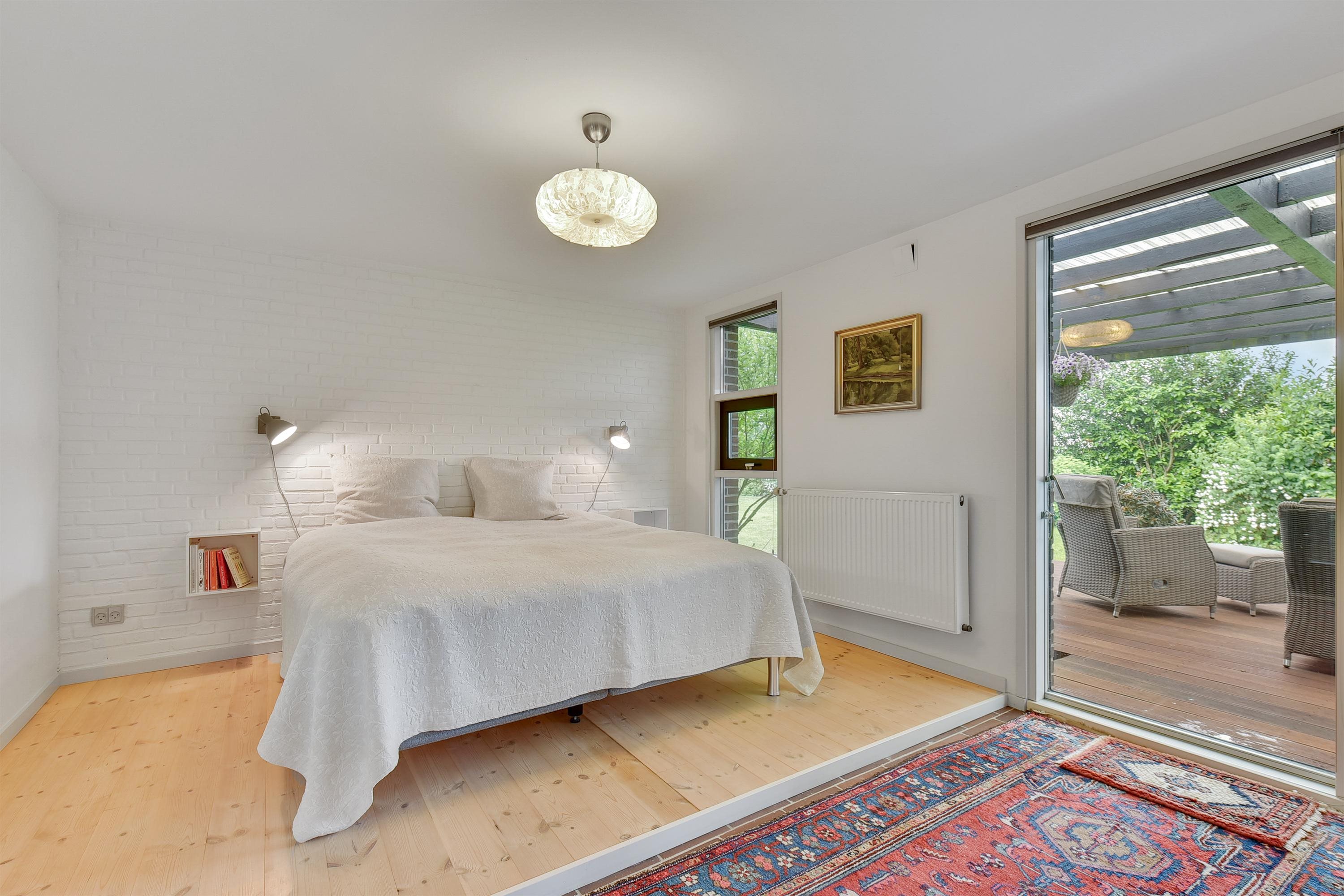 Fremhævet soveværelse billede i fuldskærmstilstand. Billede af Mølleparken 15, 7184 Vandel