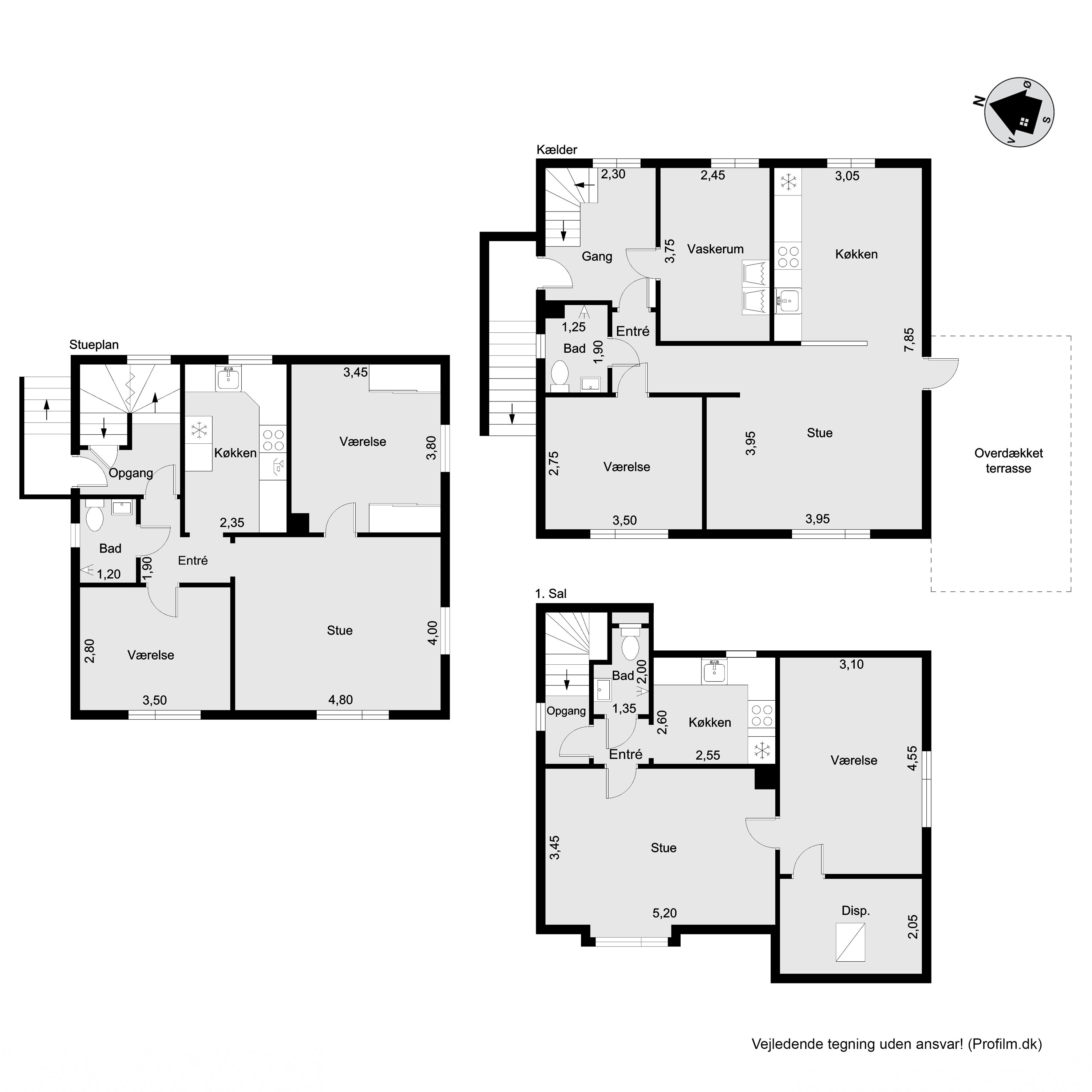 Plantegninger billede af Rylevej 5, 3390 Hundested
