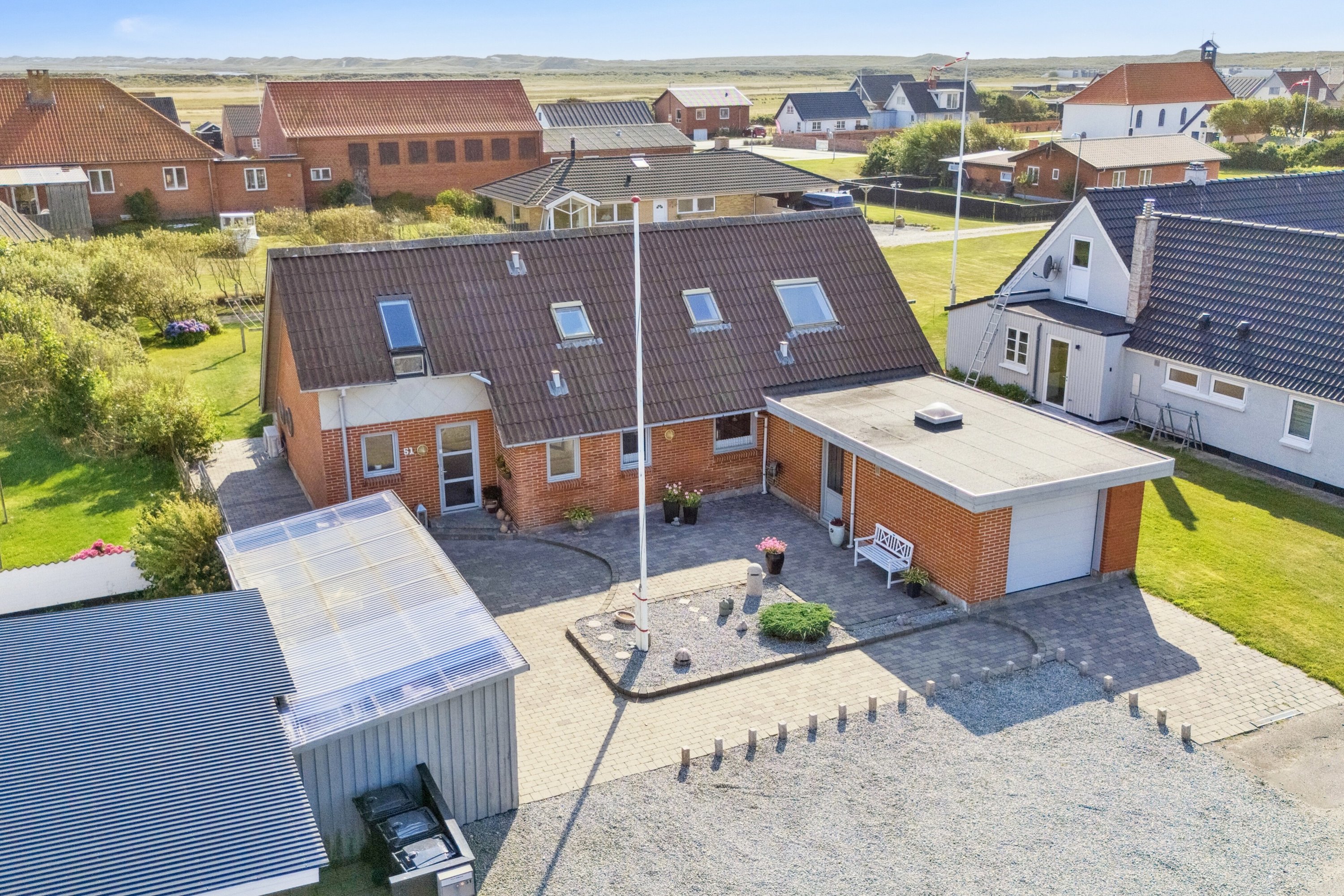 Fremhævet set fra vejen billede i fuldskærmstilstand. Billede af Rubyvej 51, Agger, 7770 Vestervig