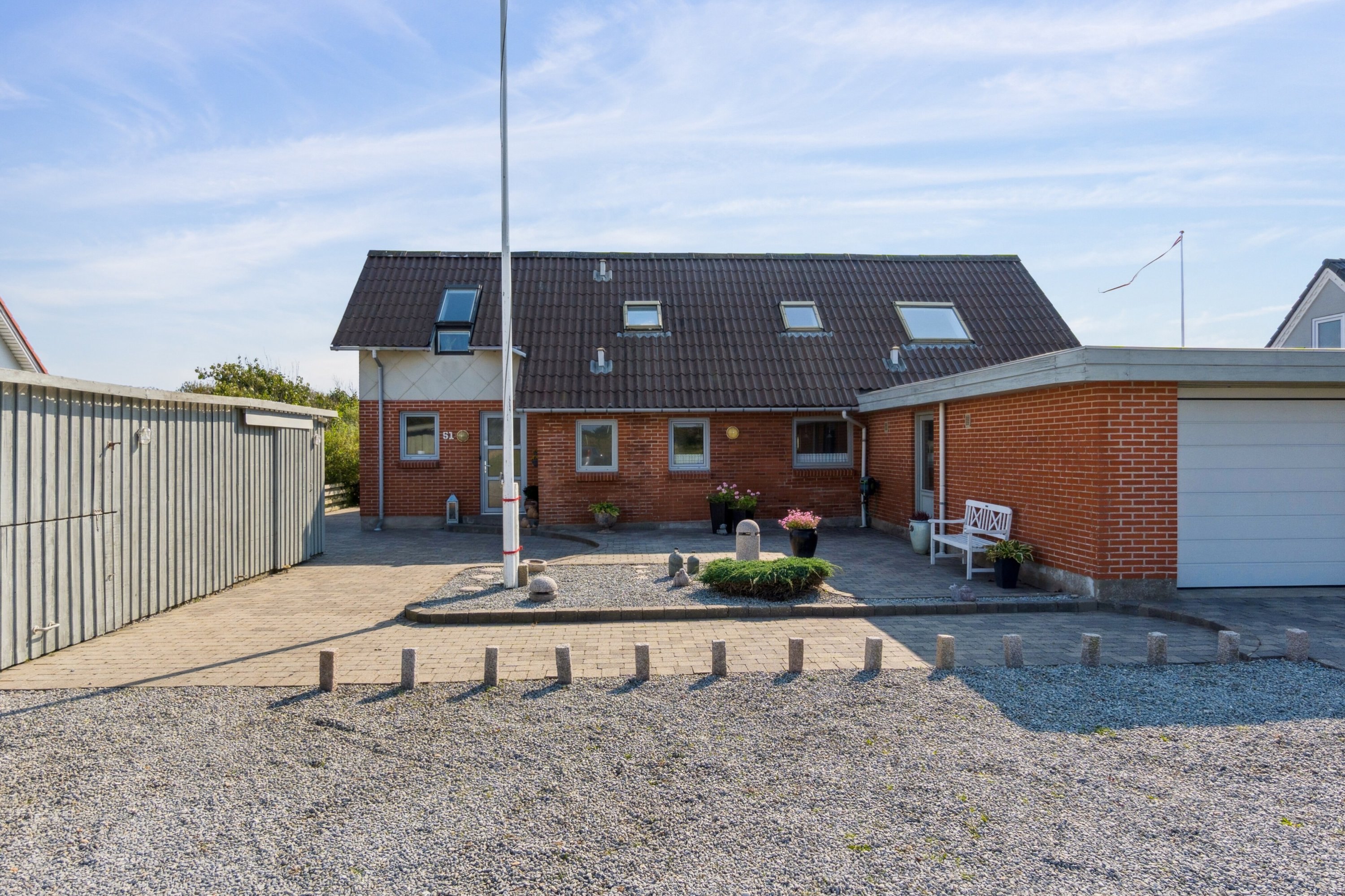 Fremhævet set fra vejen billede i fuldskærmstilstand. Billede af Rubyvej 51, Agger, 7770 Vestervig