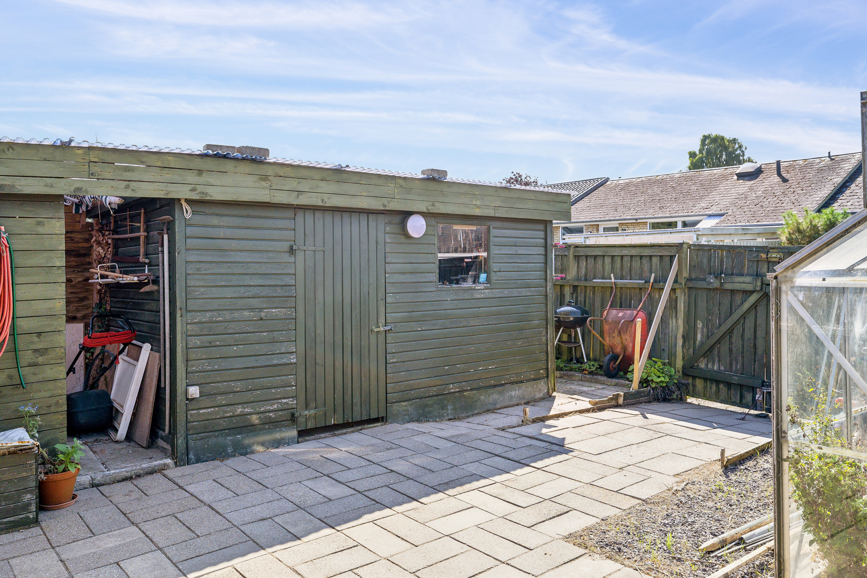 Fremhævet terrasse billede i fuldskærmstilstand. Billede af Grønnevangen 17, Snestrup, 5210 Odense NV