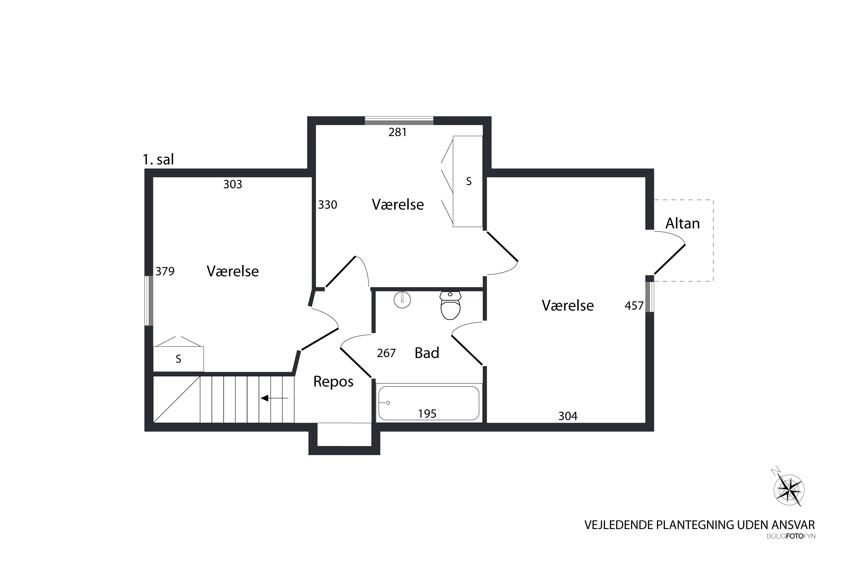 Plantegninger billede af Kingstrupvej 15, Ejby, 5592 Ejby