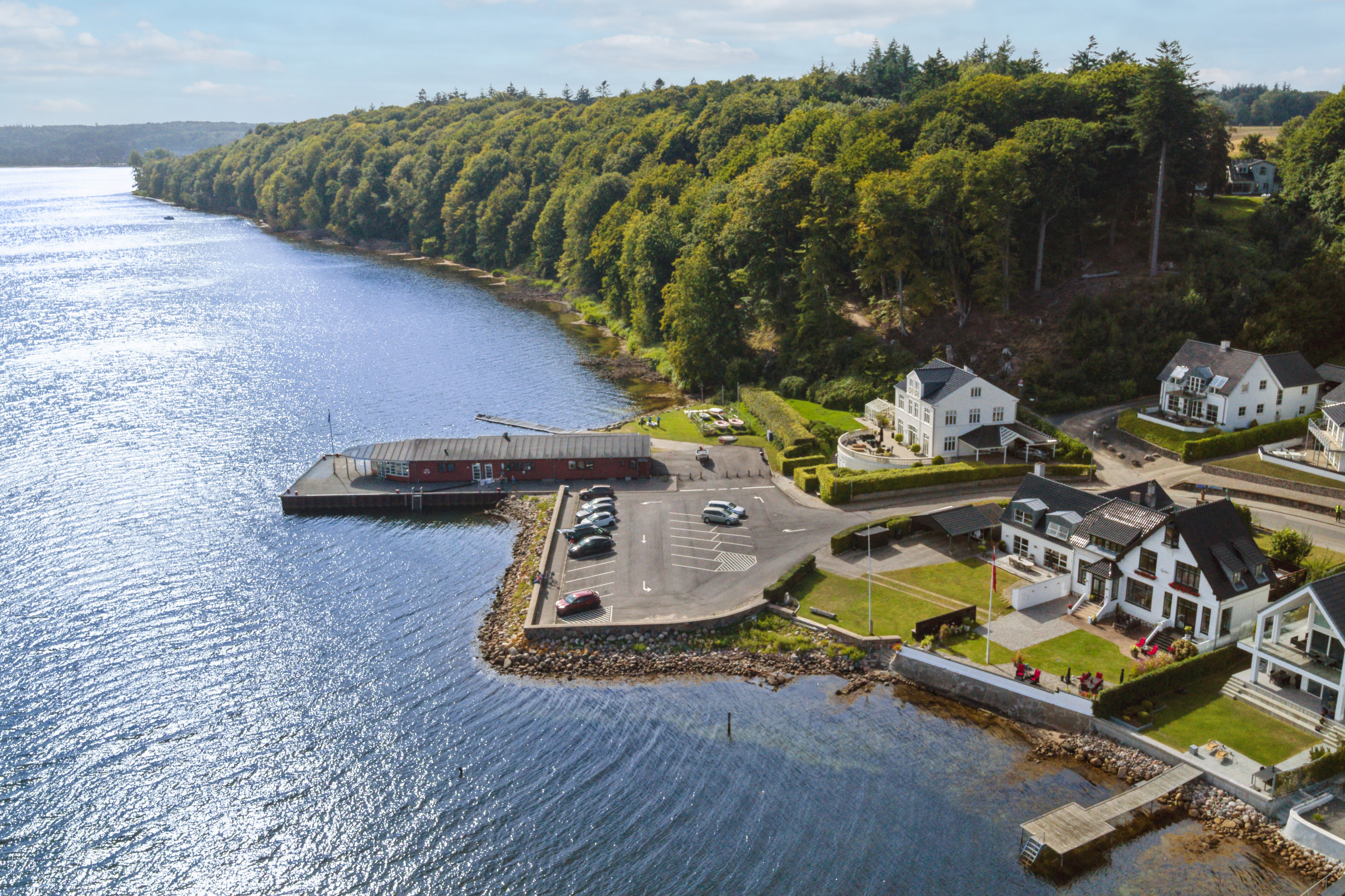 Fremhævet luftfoto billede i fuldskærmstilstand. Billede af Molevej 29, Kollund, 6340 Kruså