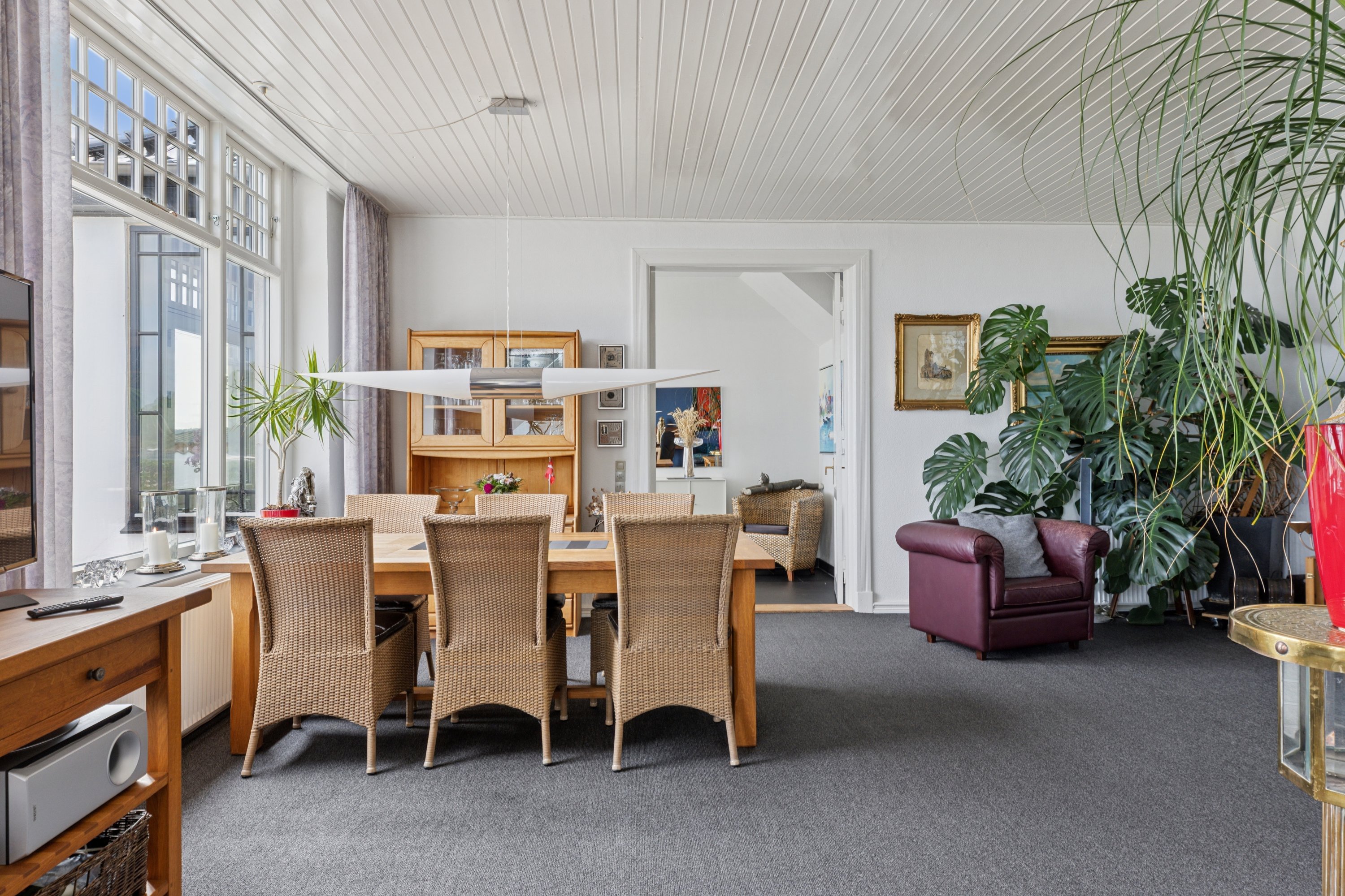 Fremhævet stue billede i fuldskærmstilstand. Billede af Molevej 29, Kollund, 6340 Kruså