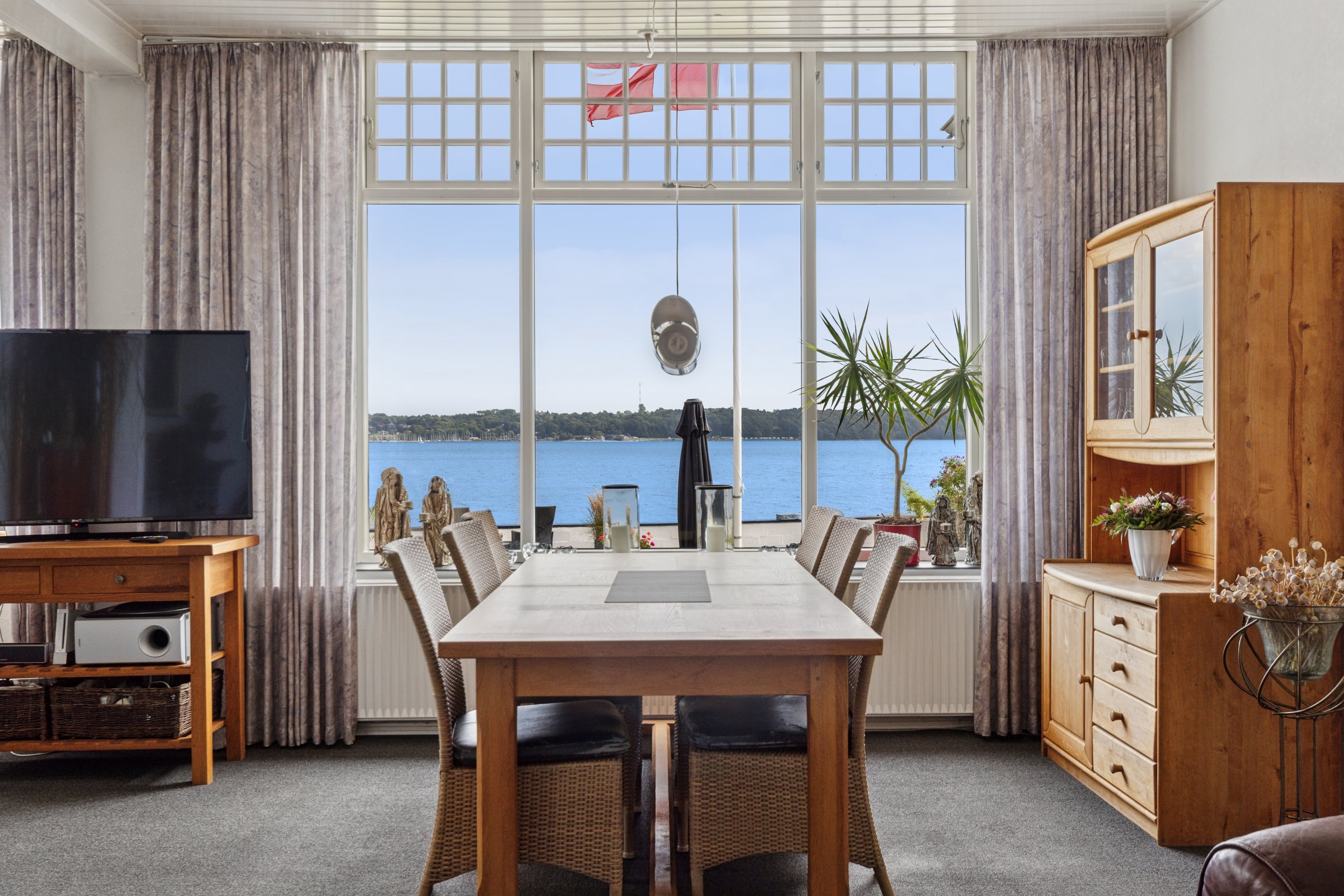 Fremhævet stue billede i fuldskærmstilstand. Billede af Molevej 29, Kollund, 6340 Kruså