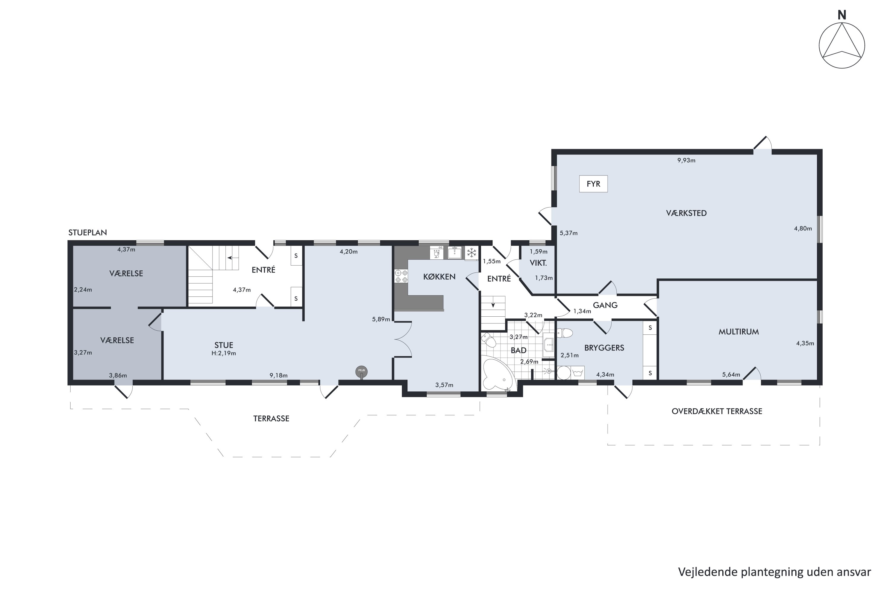 Plantegninger billede af Kragerupgårdsvej 11, Tjørnelunde, 4270 Høng