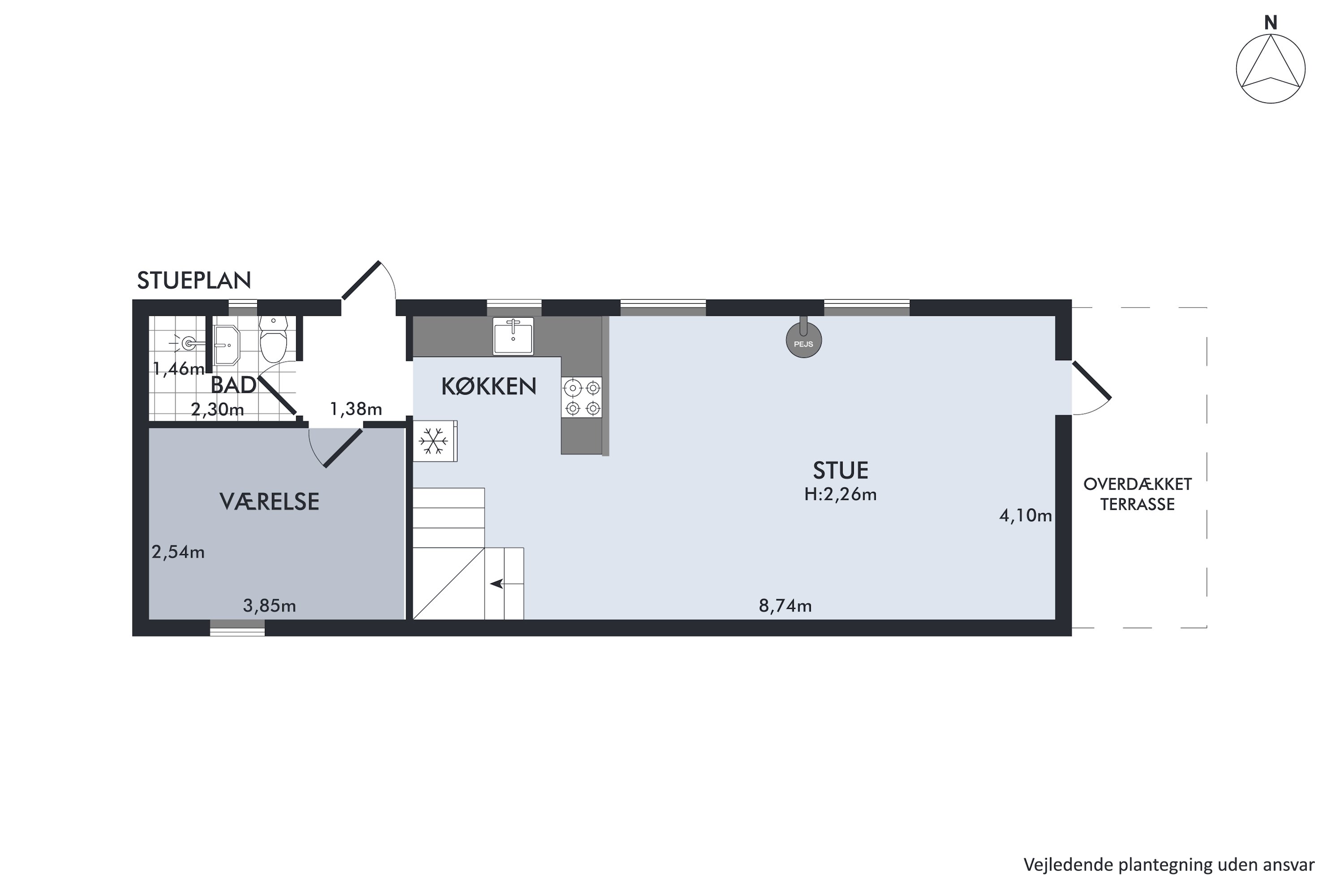 Plantegninger billede af Kragerupgårdsvej 11, Tjørnelunde, 4270 Høng
