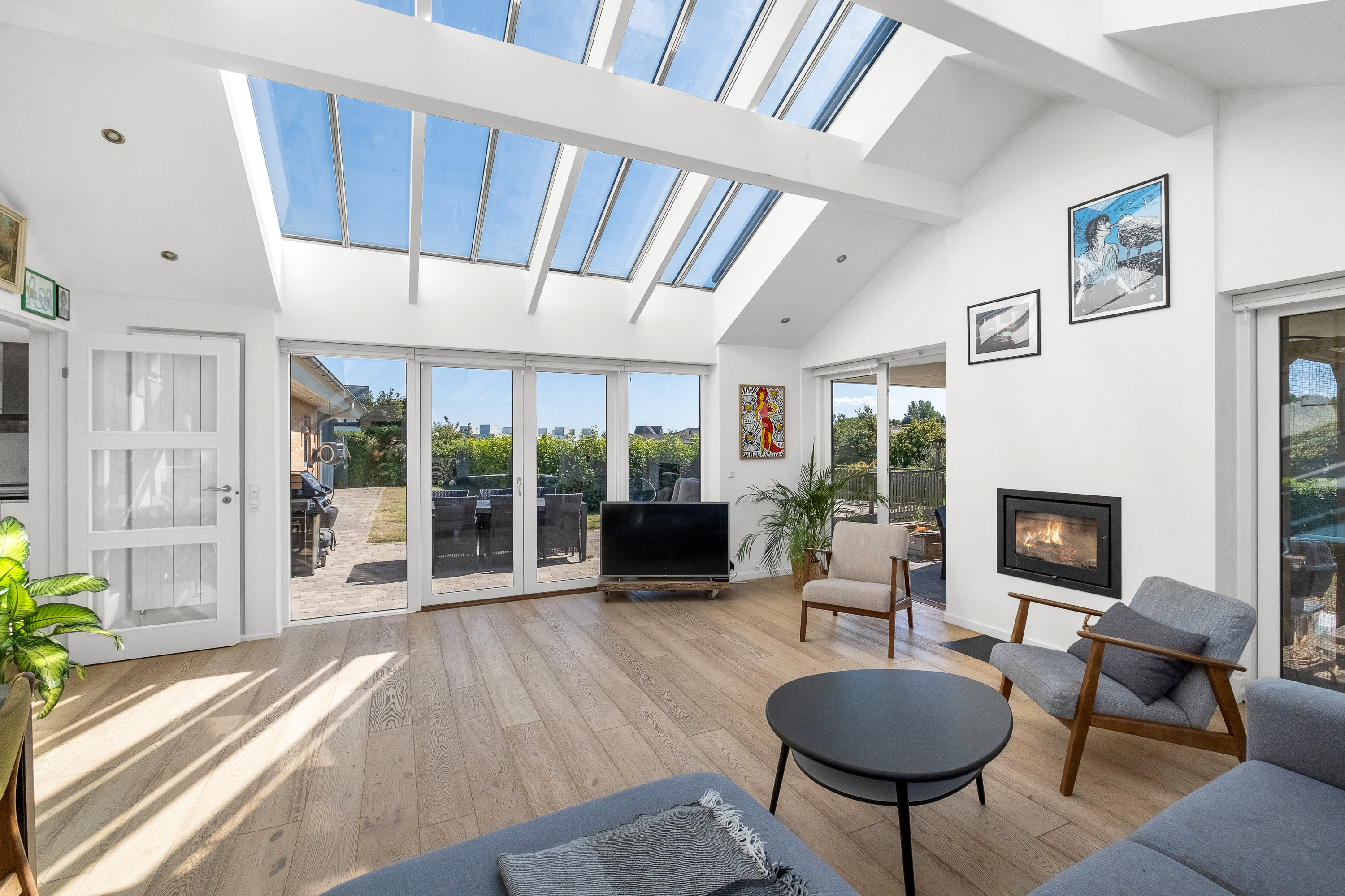 Fremhævet stue billede i fuldskærmstilstand. Billede af Hybenhaven 4, 8520 Lystrup