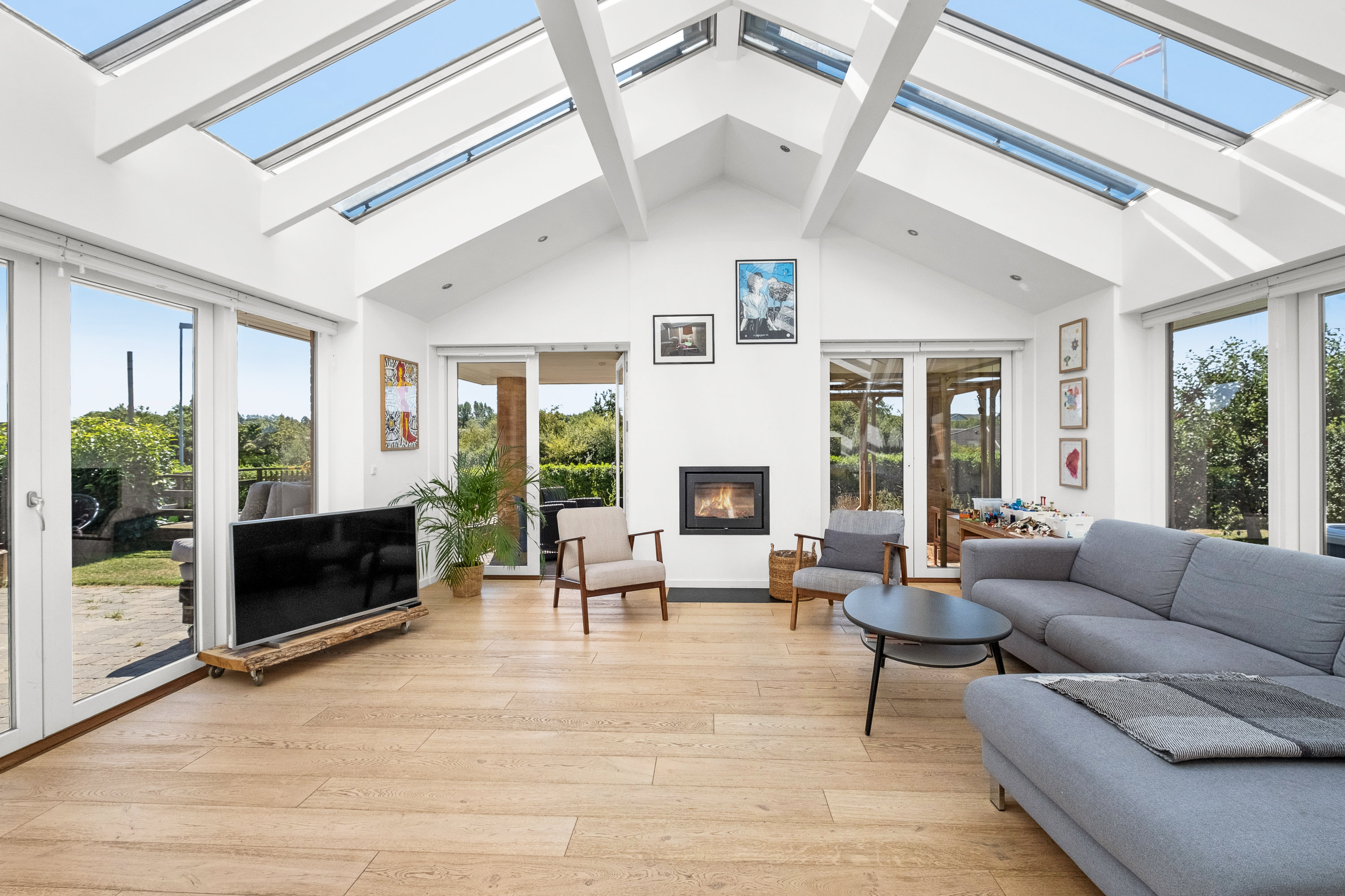 Fremhævet stue billede i fuldskærmstilstand. Billede af Hybenhaven 4, 8520 Lystrup