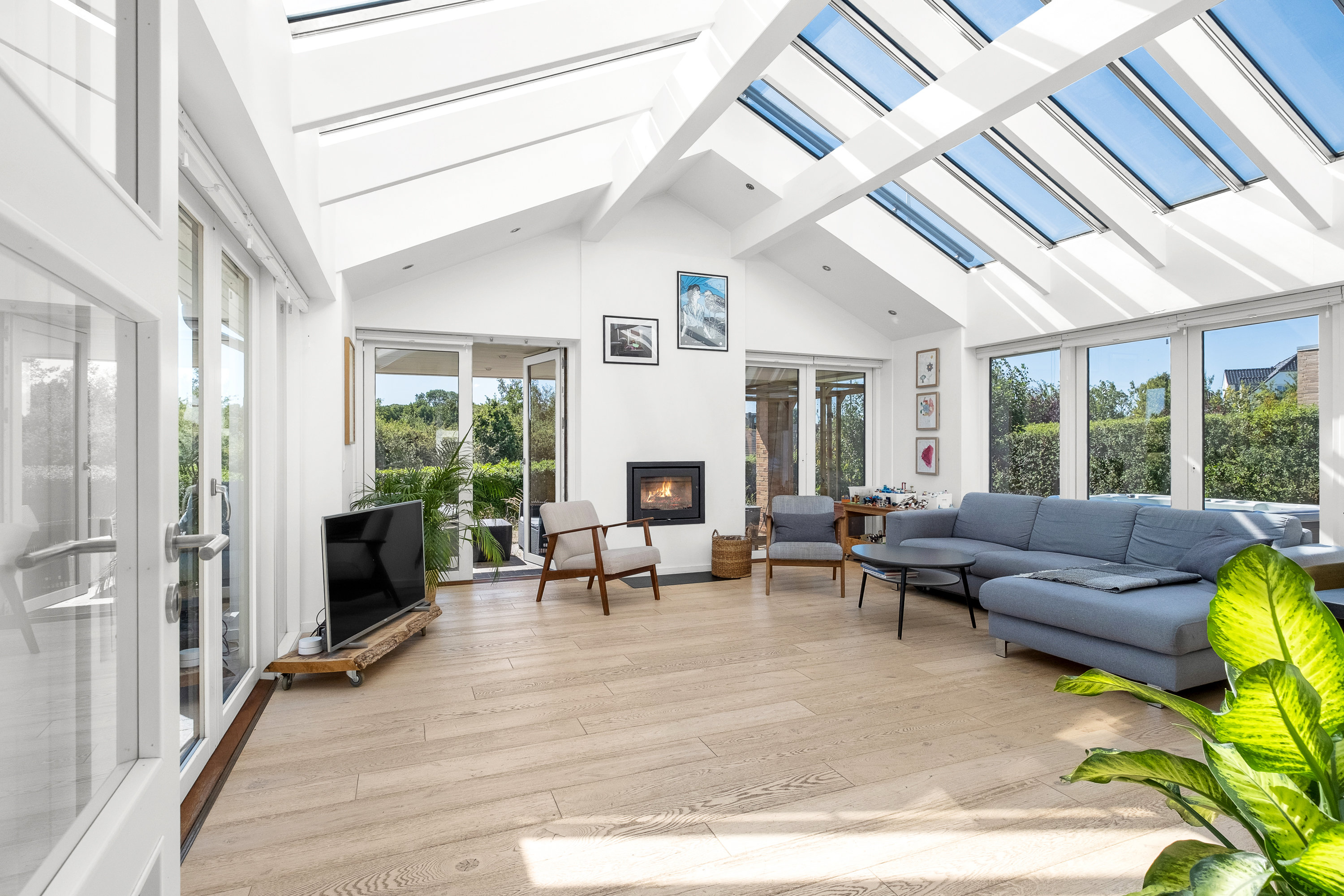 Fremhævet stue billede i fuldskærmstilstand. Billede af Hybenhaven 4, 8520 Lystrup