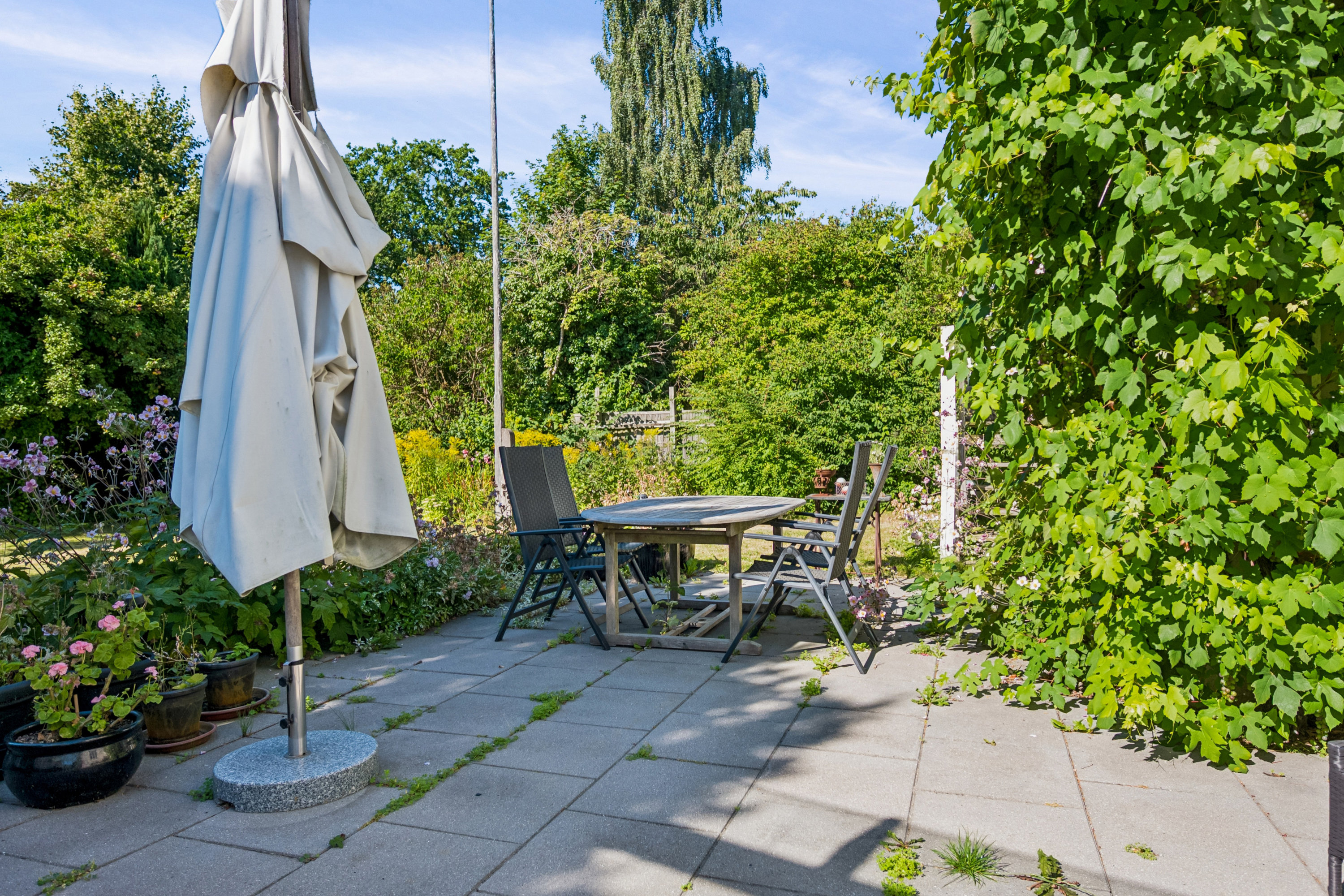 Villalejlighed: Terrasse på Enighedsvej 25, st.., 2920 Charlottenlund