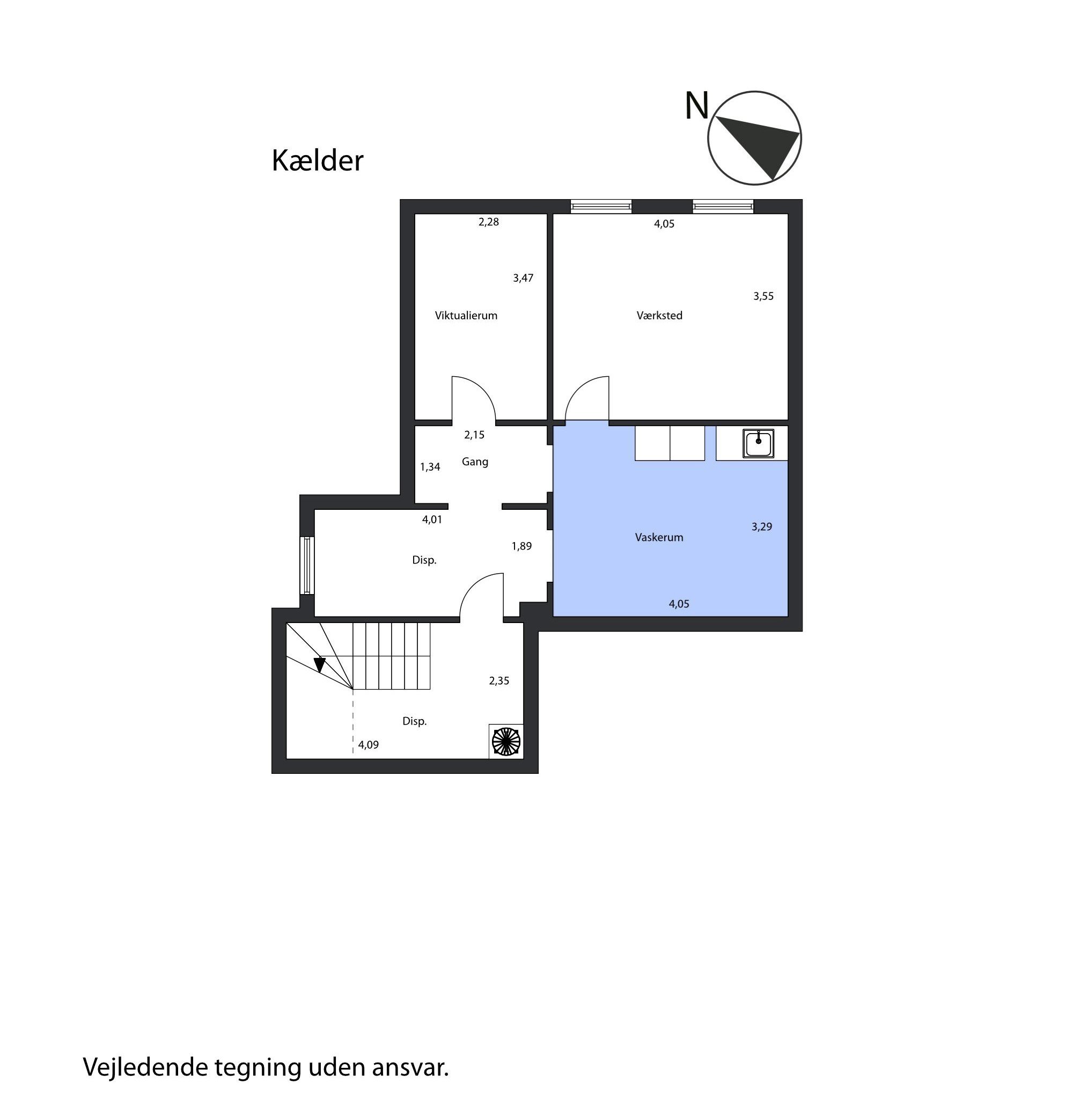 Plantegninger billede af Marienlyst Alle 15B, 3000 Helsingør
