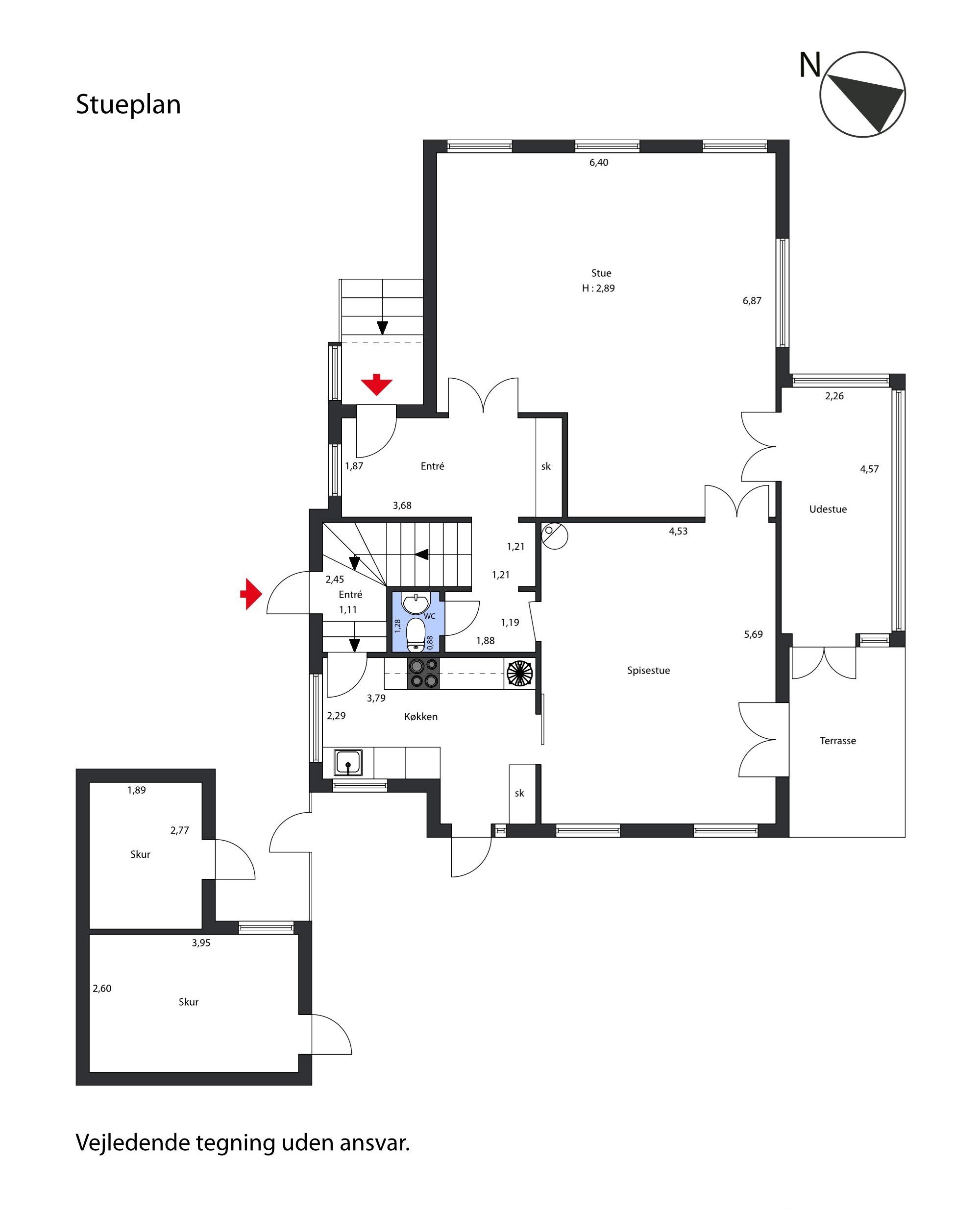 Plantegninger billede af Marienlyst Alle 15B, 3000 Helsingør