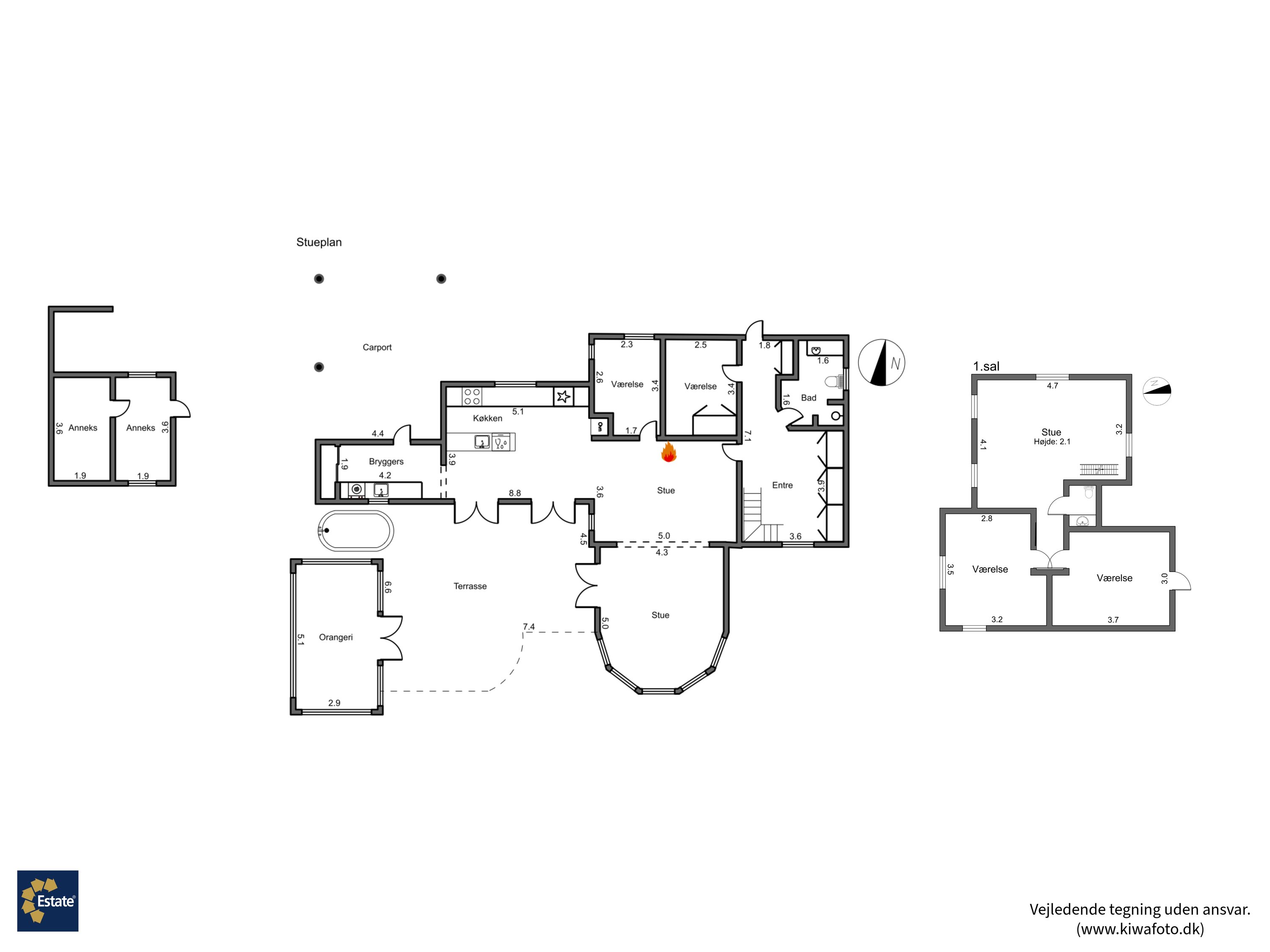 Plantegninger billede af Hellenæs-Stien 17, 4912 Harpelunde