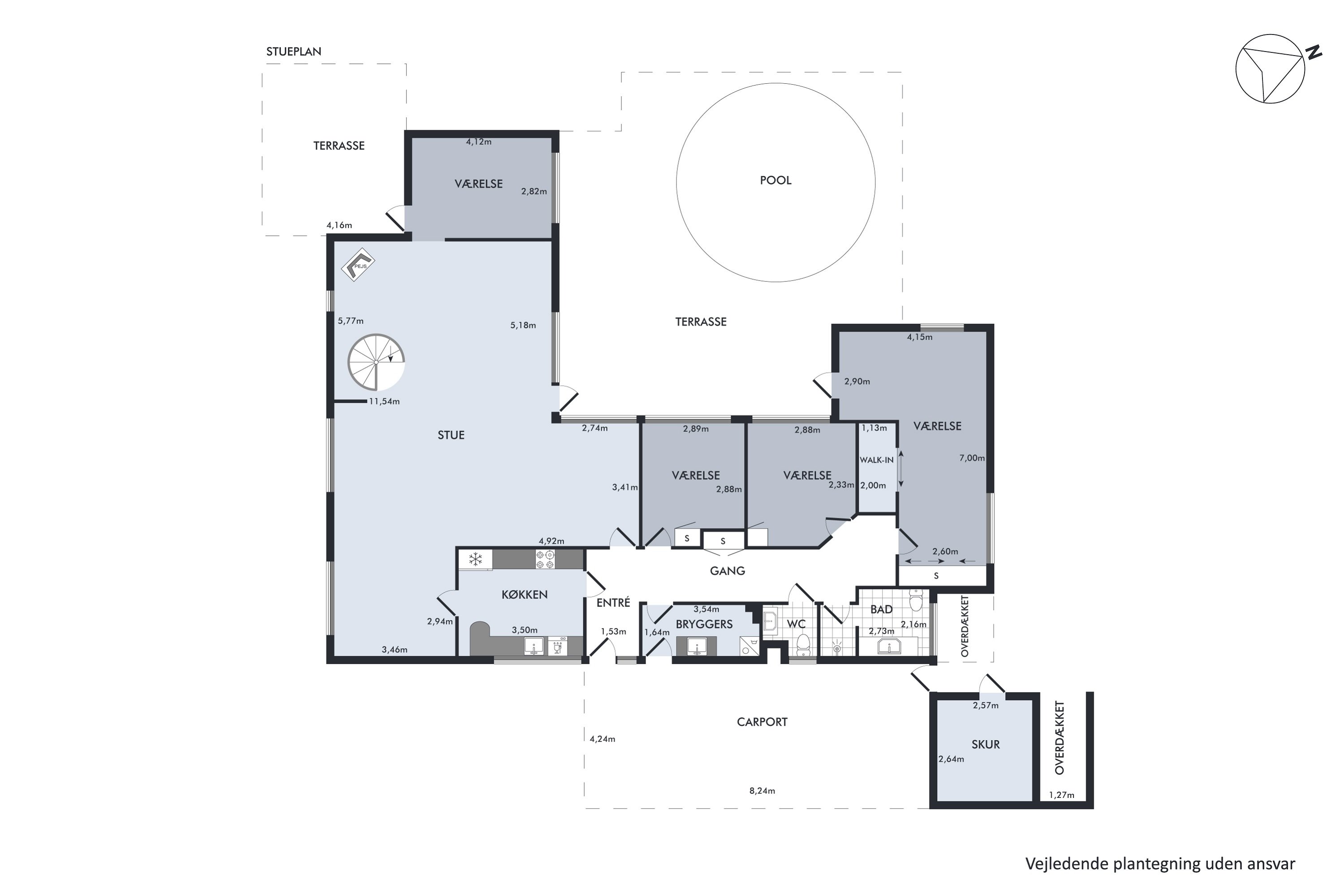 Plantegninger billede af Kronhjortløkken 128, Korup, 5210 Odense NV