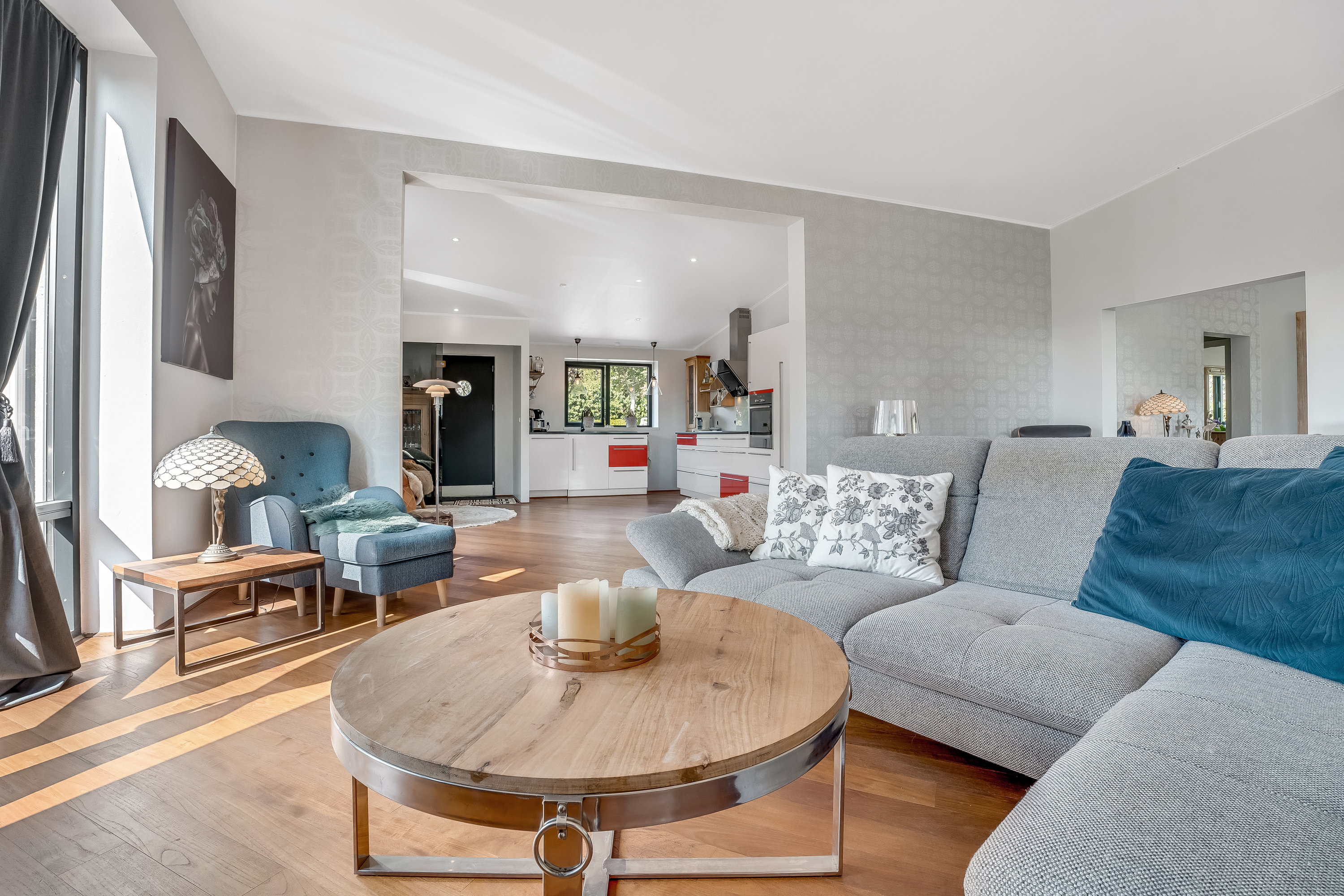 Fremhævet stue billede i fuldskærmstilstand. Billede af Kolkevej 7A, 4892 Kettinge