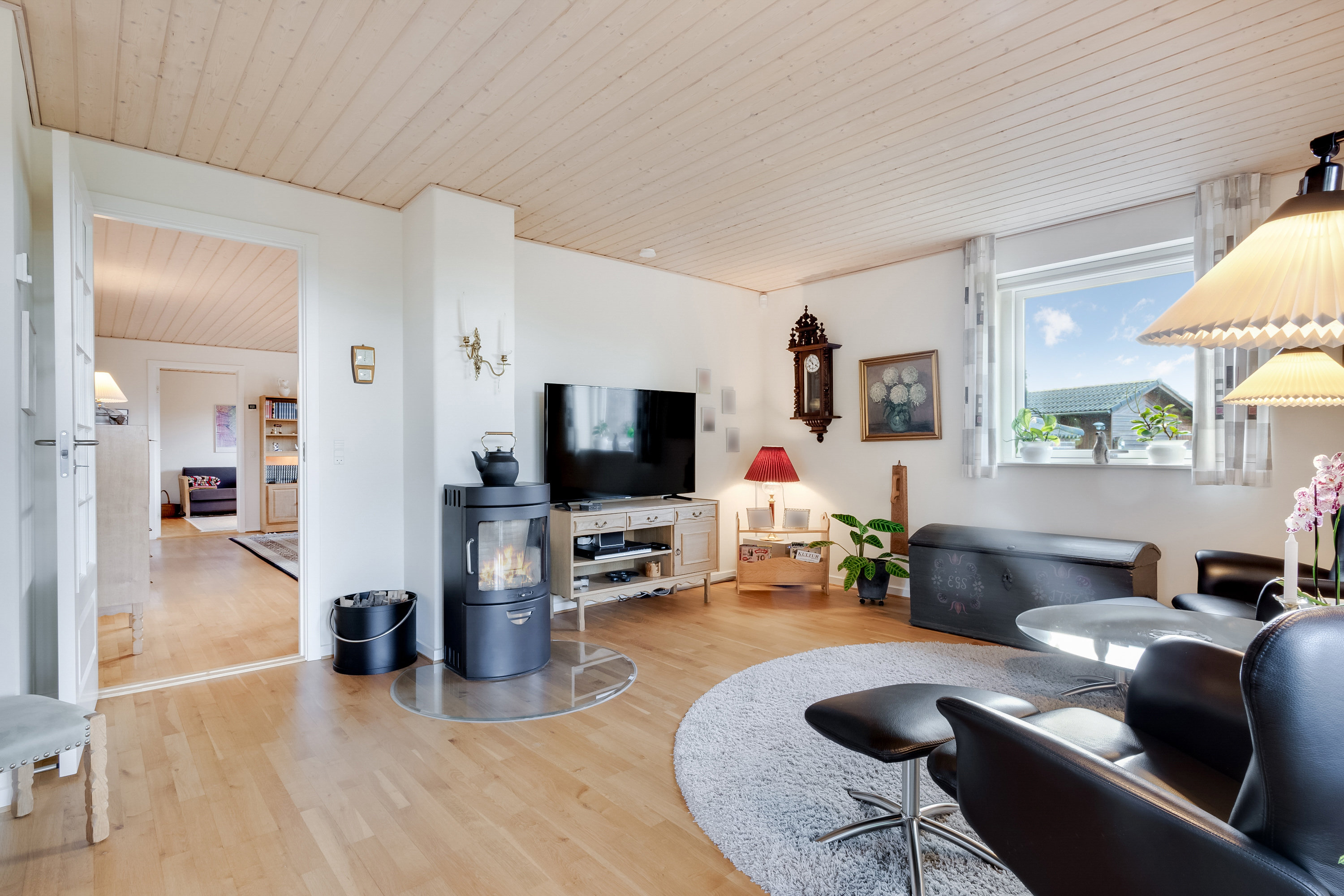 Fremhævet stue billede i fuldskærmstilstand. Billede af Oslovej 45, 5400 Bogense