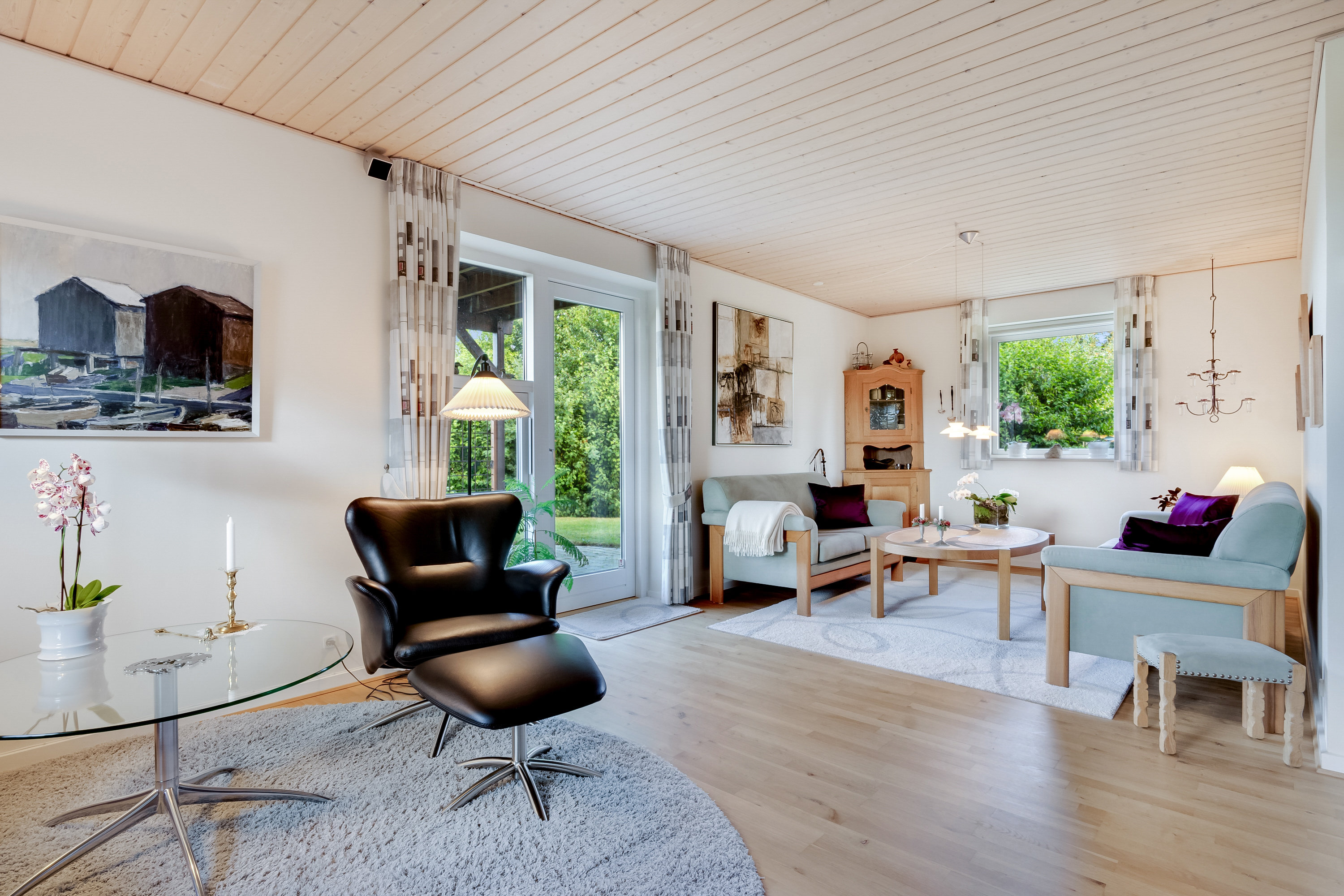 Fremhævet stue billede i fuldskærmstilstand. Billede af Oslovej 45, 5400 Bogense