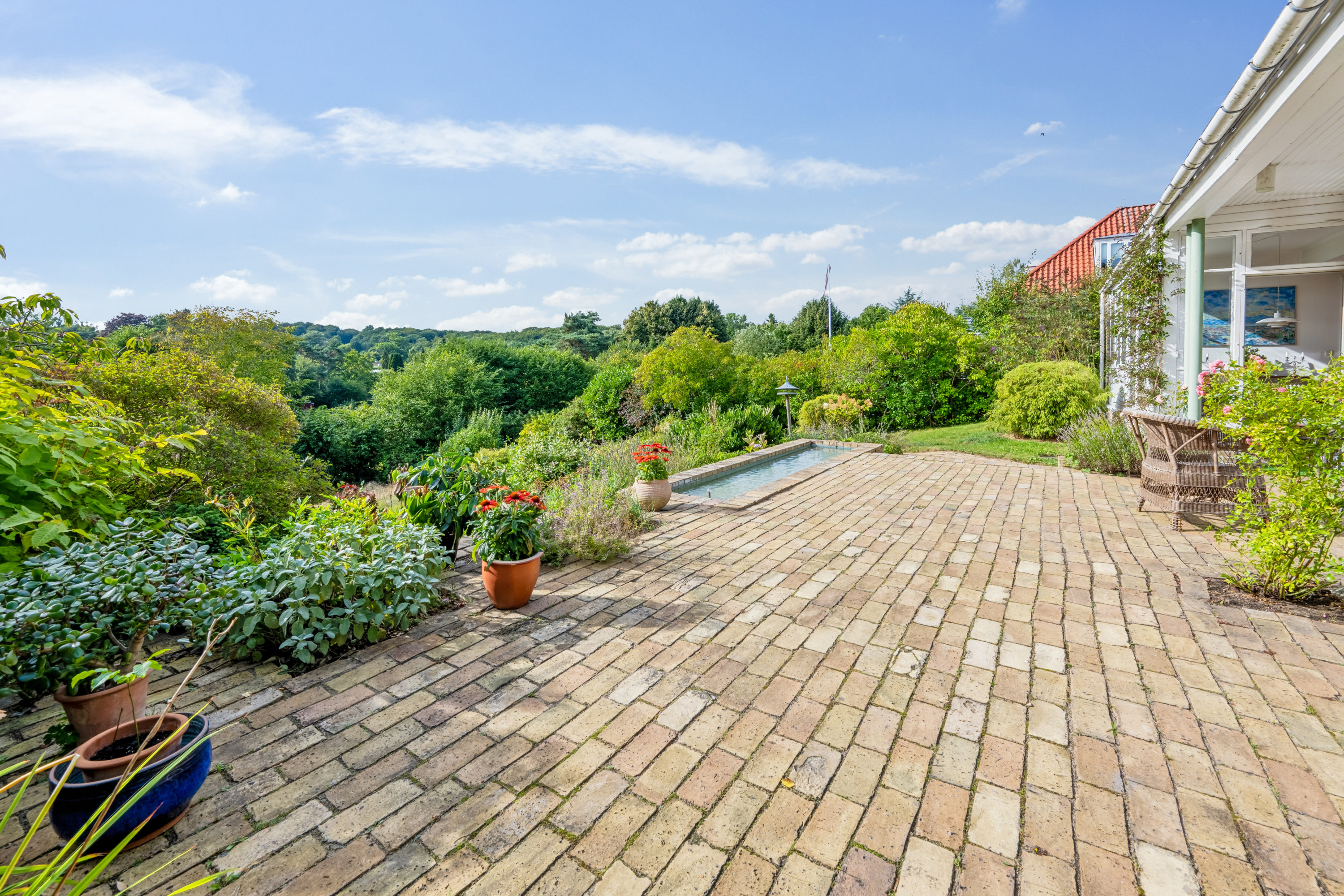 Villa: Terrasse på Skovvej 57, 2820 Gentofte