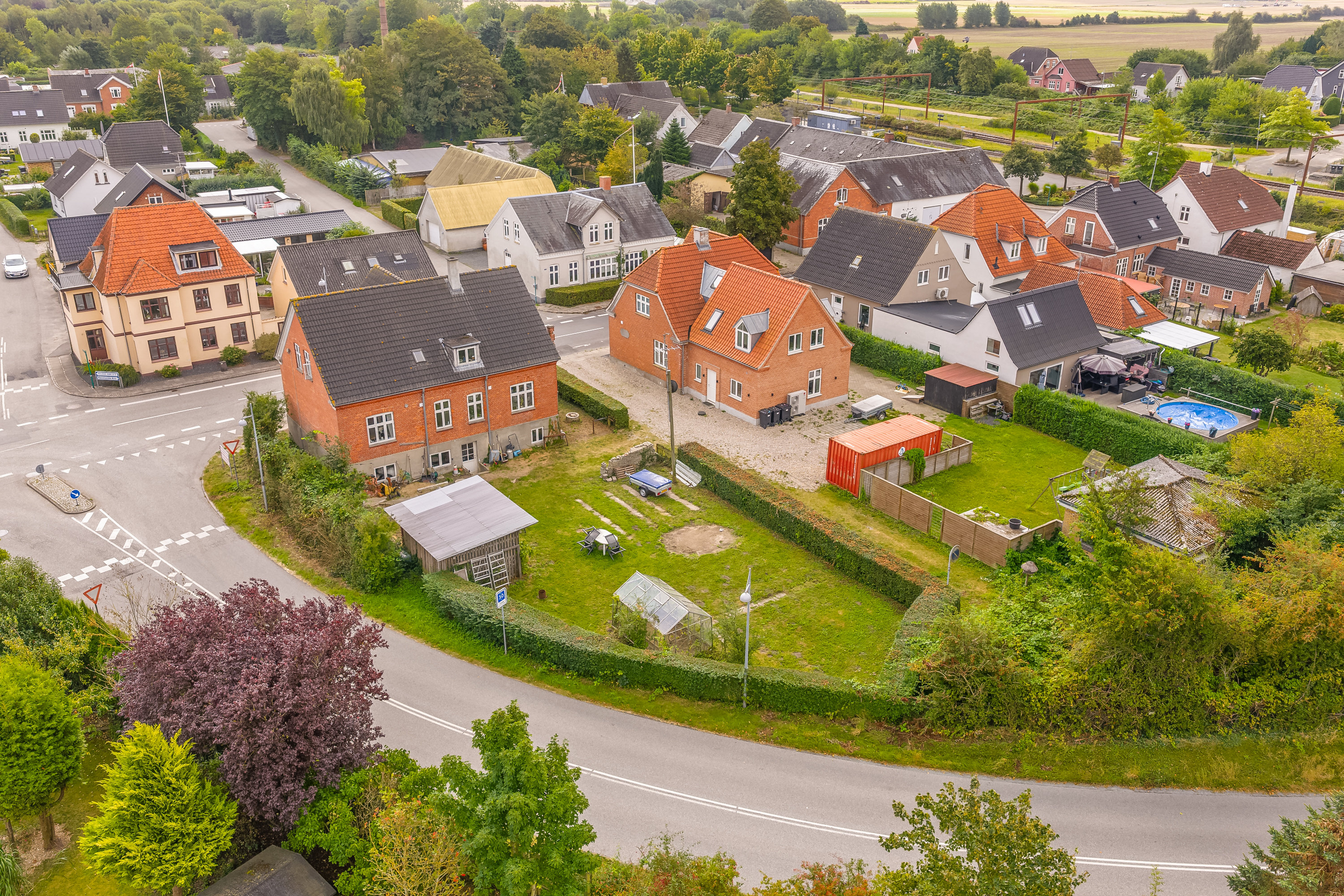 Fremhævet luftfoto billede i fuldskærmstilstand. Billede af Kauslundevej 88, Kauslunde, 5500 Middelfart