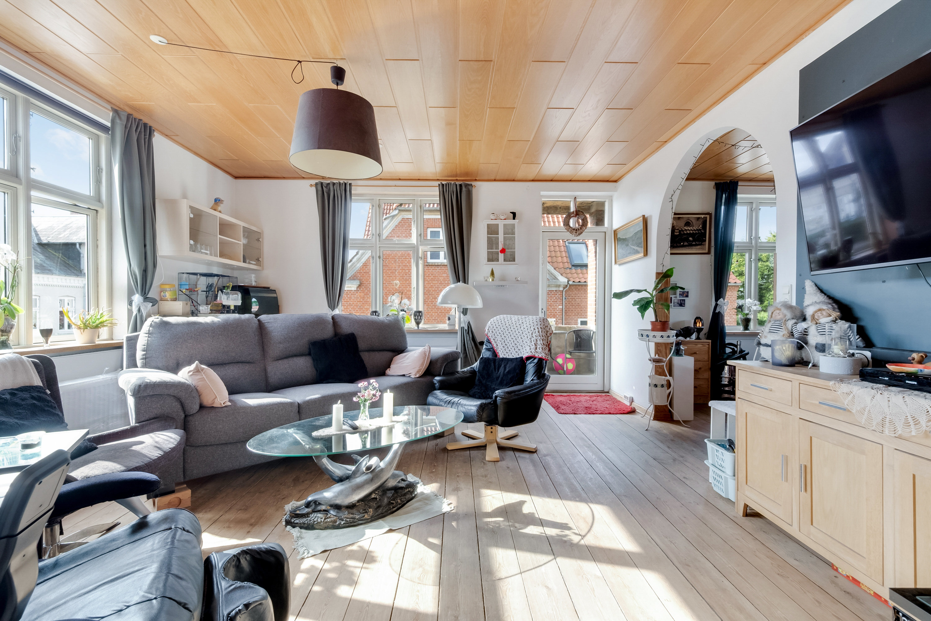 Fremhævet stue billede i fuldskærmstilstand. Billede af Kauslundevej 88, Kauslunde, 5500 Middelfart