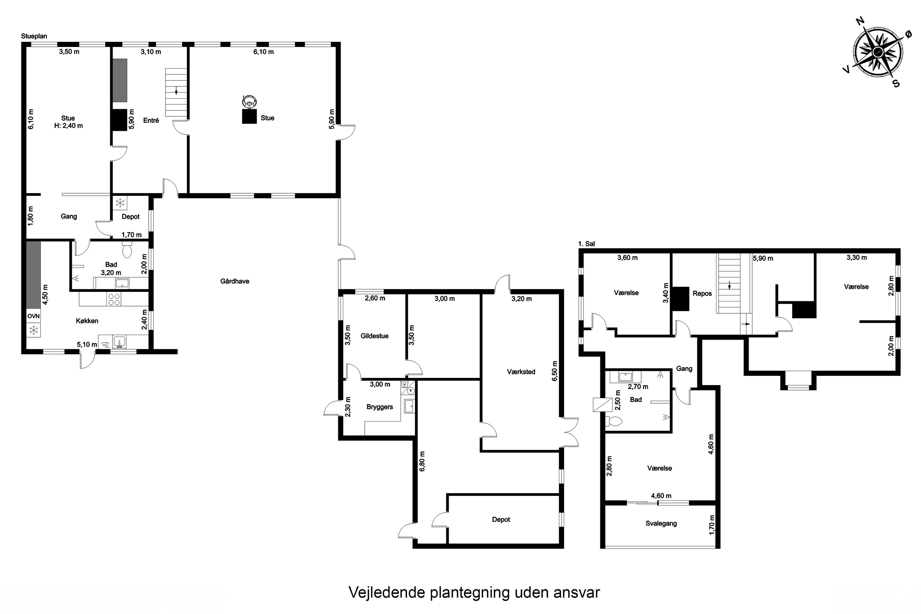 Plantegninger billede af Strandgade 47, Tåsinge, 5700 Svendborg